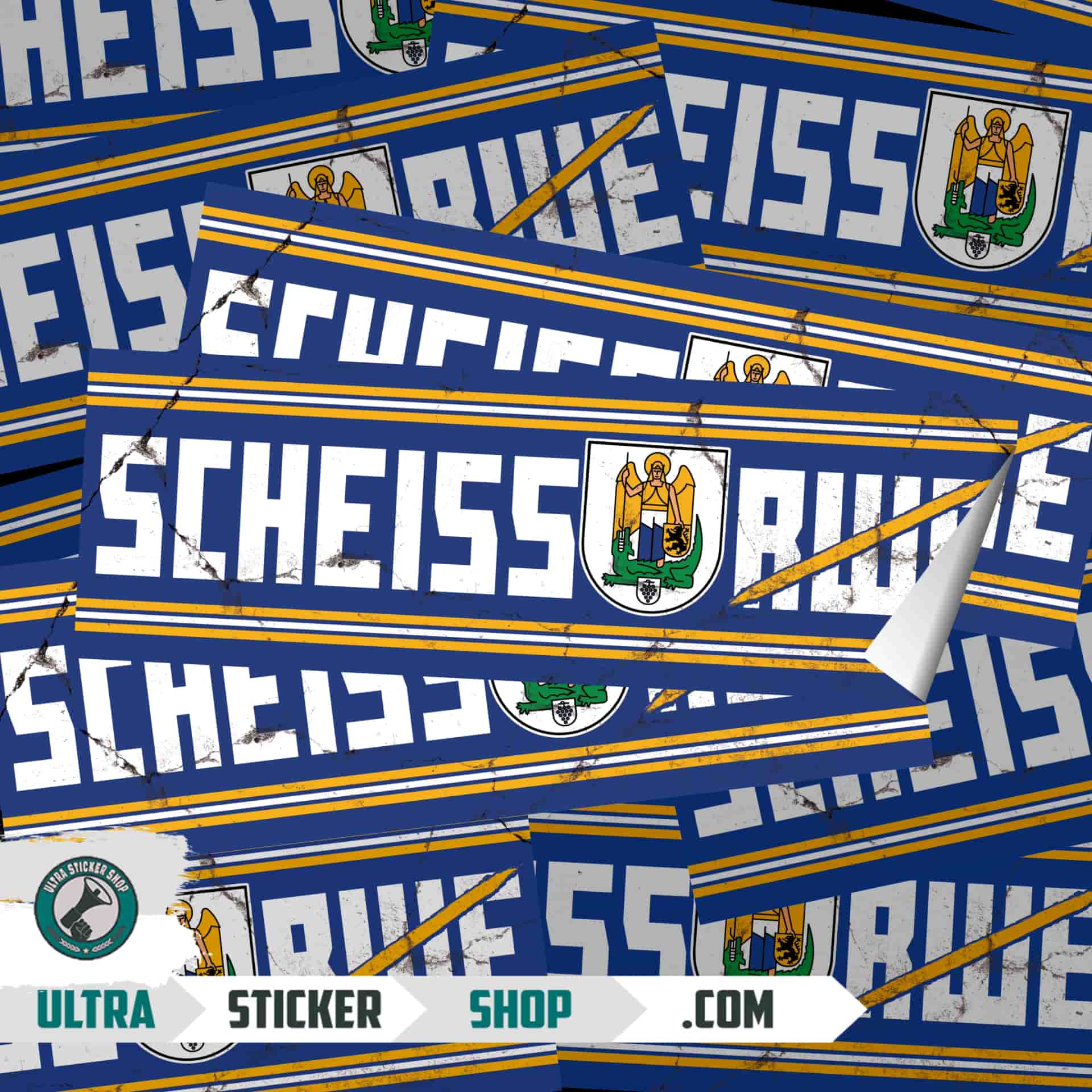 Scheiss RWE Aufkleber