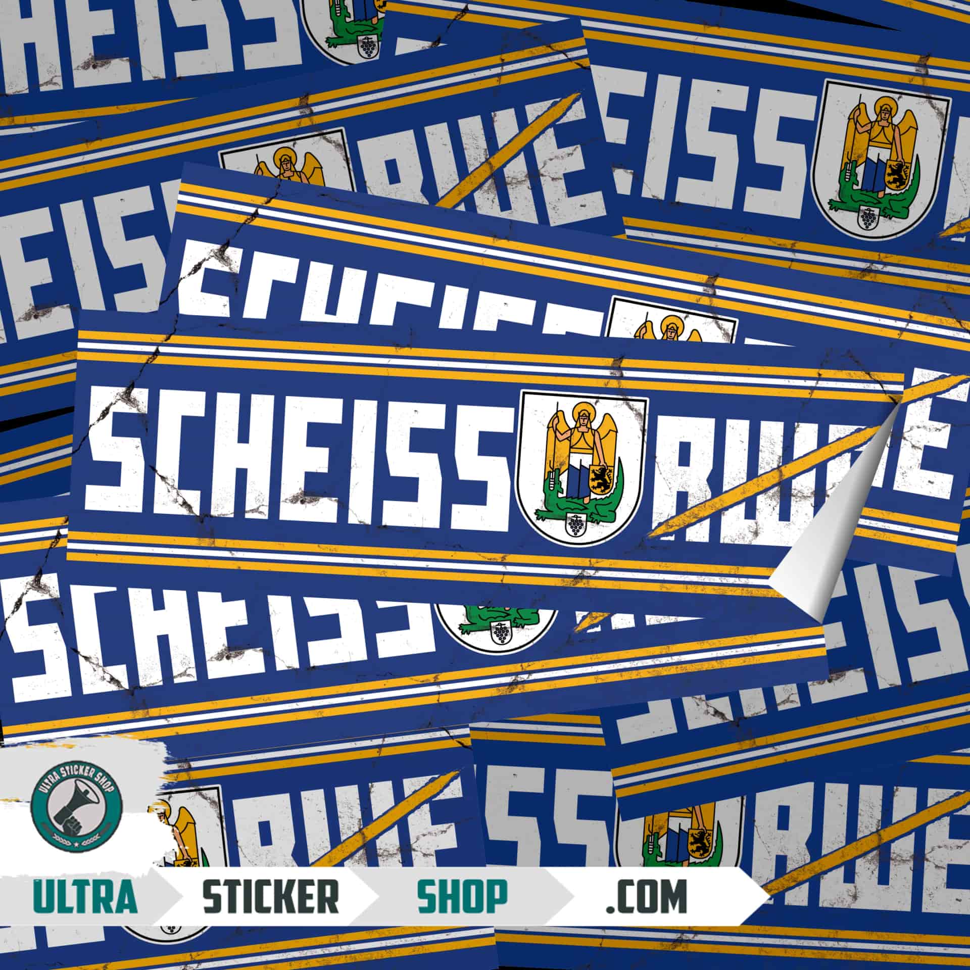 Scheiss RWE Aufkleber