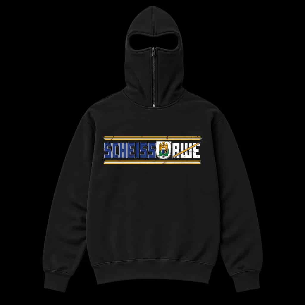 Scheiss RWE Ninja Kapuzenpullover