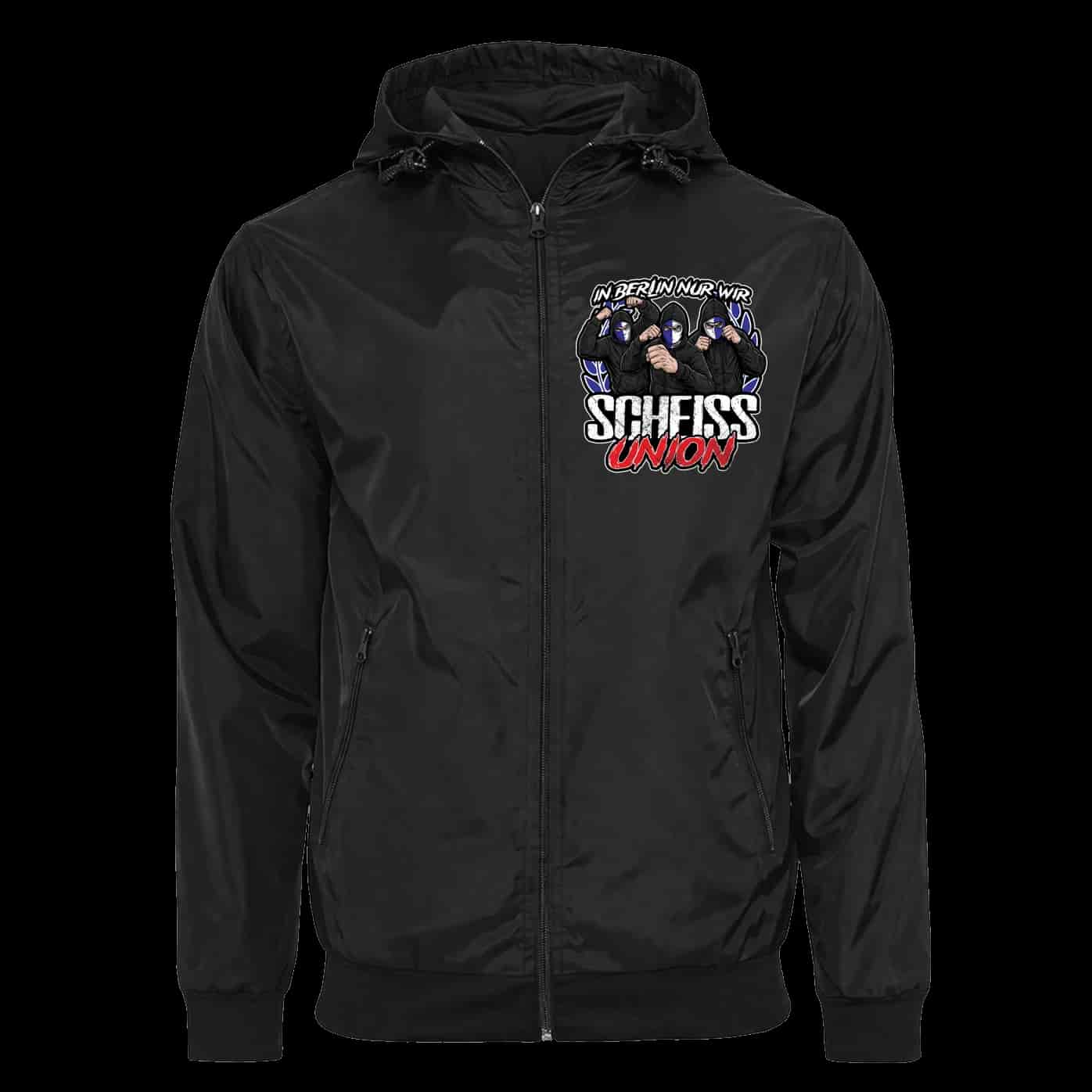 Scheiss Union Jacke mit abnehmbarer Balaclava