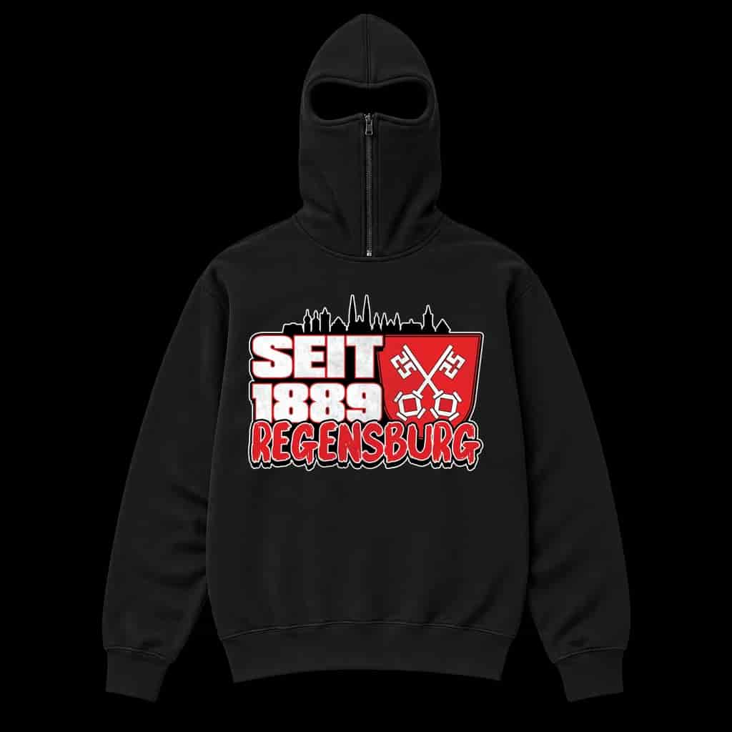 Seit 1889 regensburg Ninja Kapuzenpullover