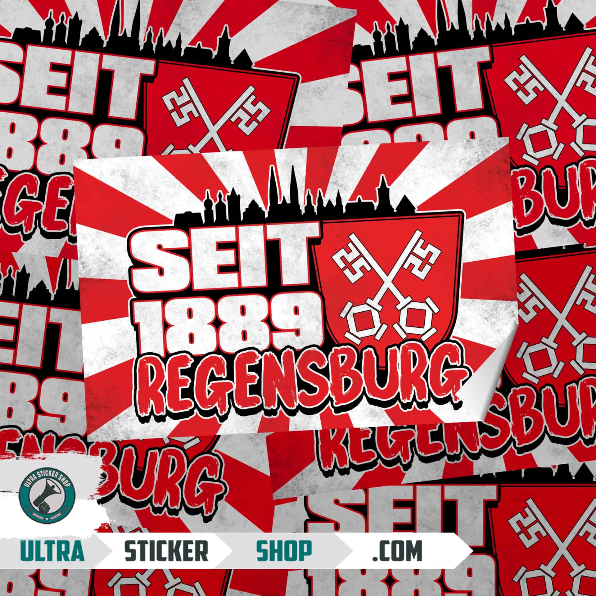 Seit 1889 regensburg Aufkleber