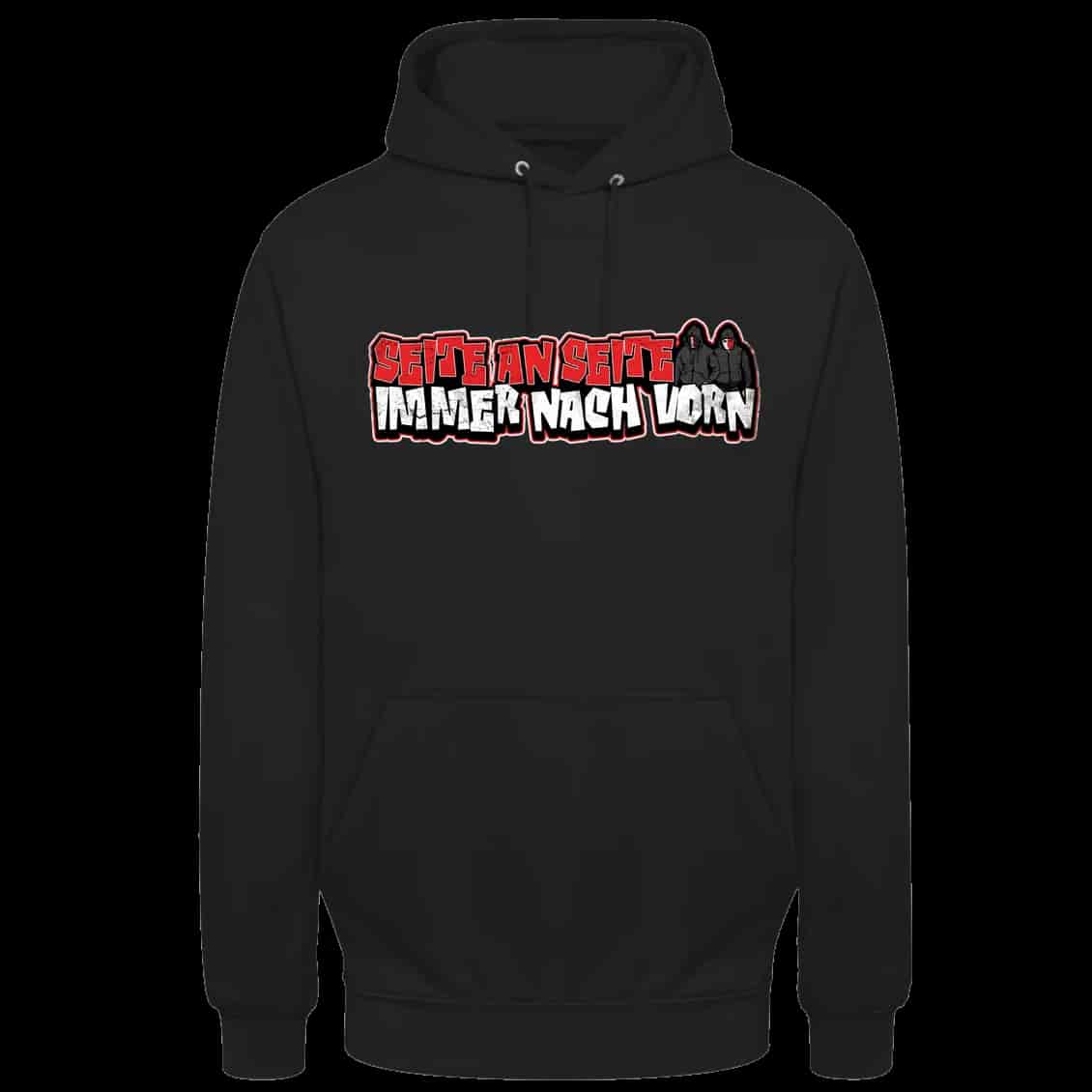 seite an Seite immer nach vorn Hoodie