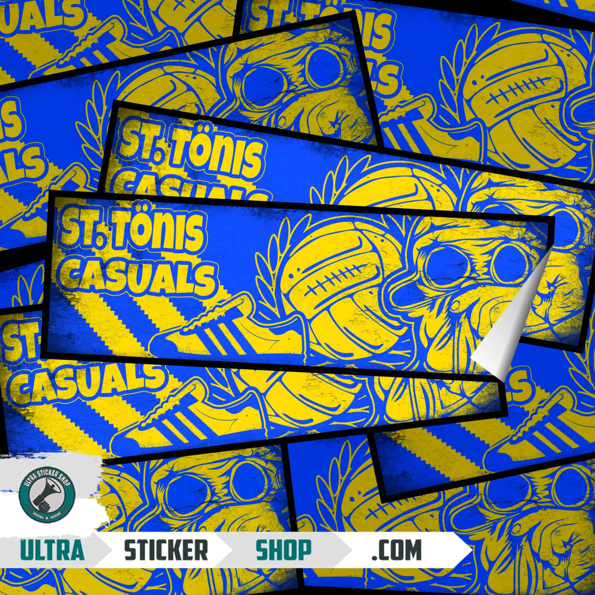 ST. Tönis casuals Aufkleber