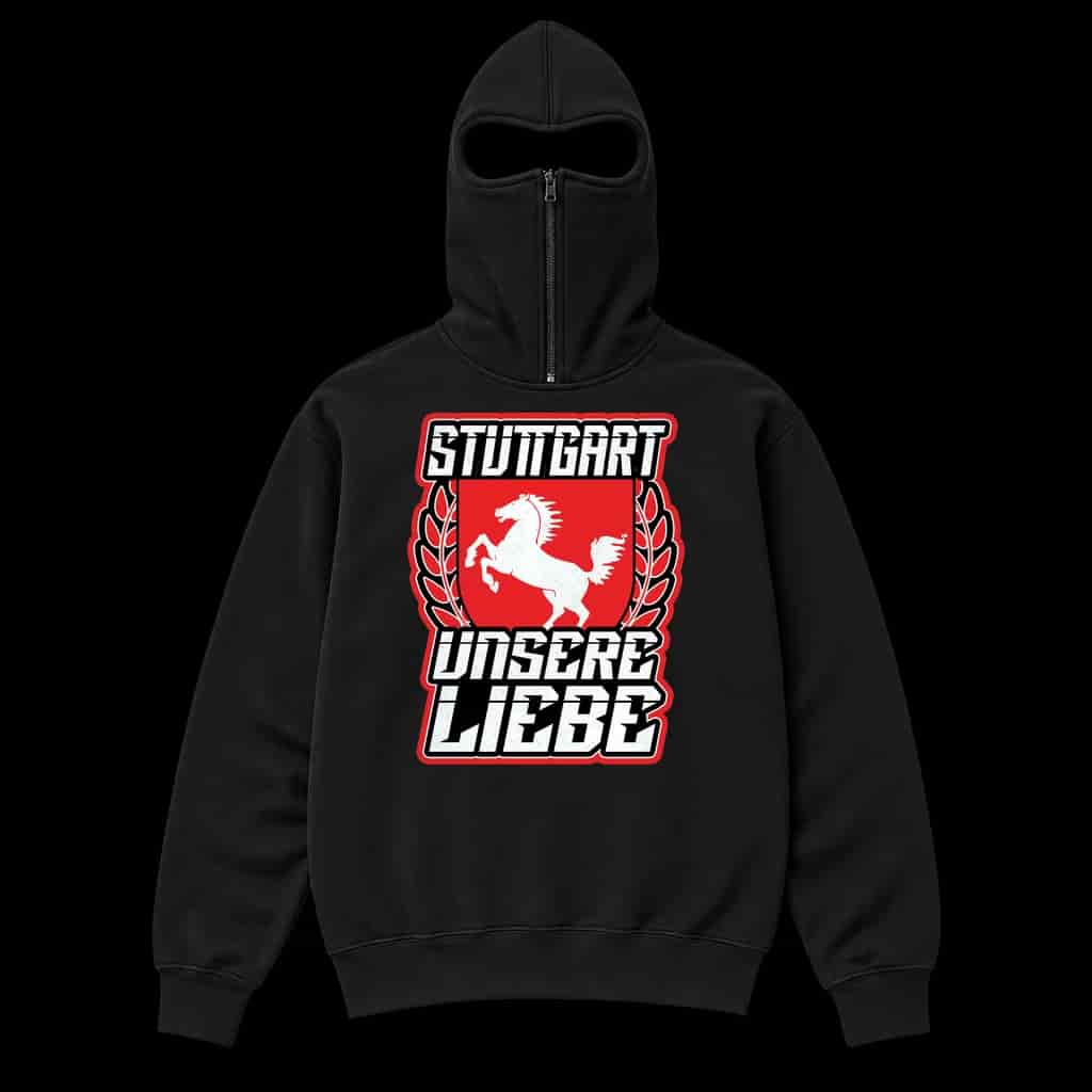 Stuttgart unsere liebe Ninja Kapuzenpullover