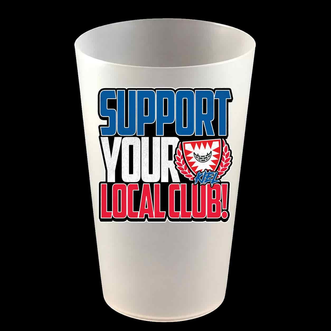 Support your local club (Kiel) Hartbecher
