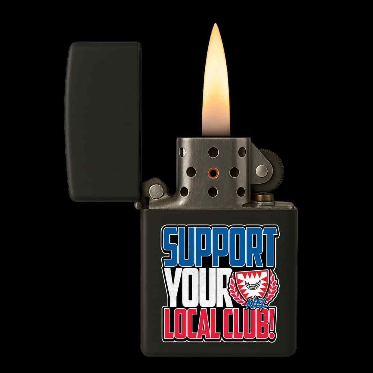 Support your local club (Kiel) Feuerzeug