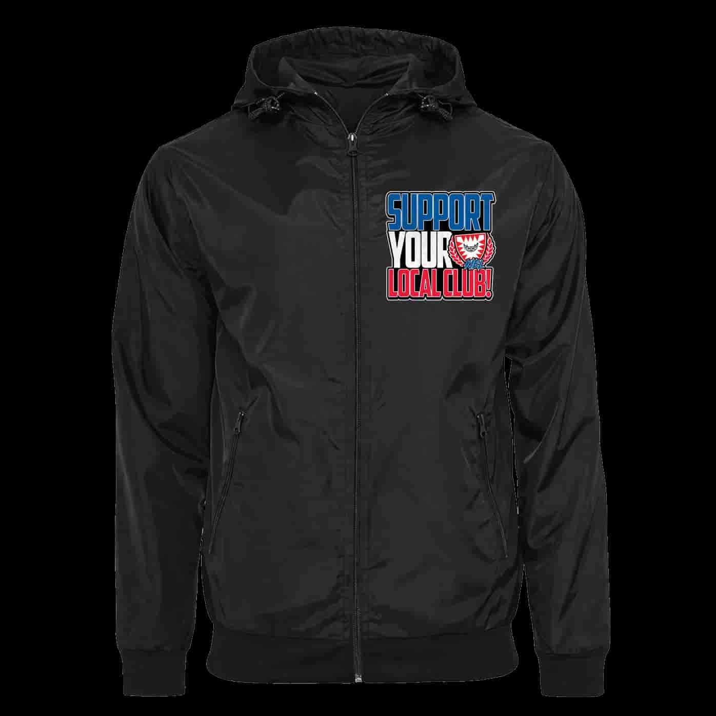 Support your local club (Kiel) Jacke mit abnehmbarer Balaclava