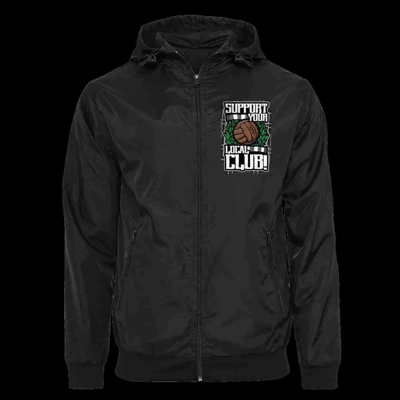 Support Your local football team! Jacke mit abnehmbarer Balaclava