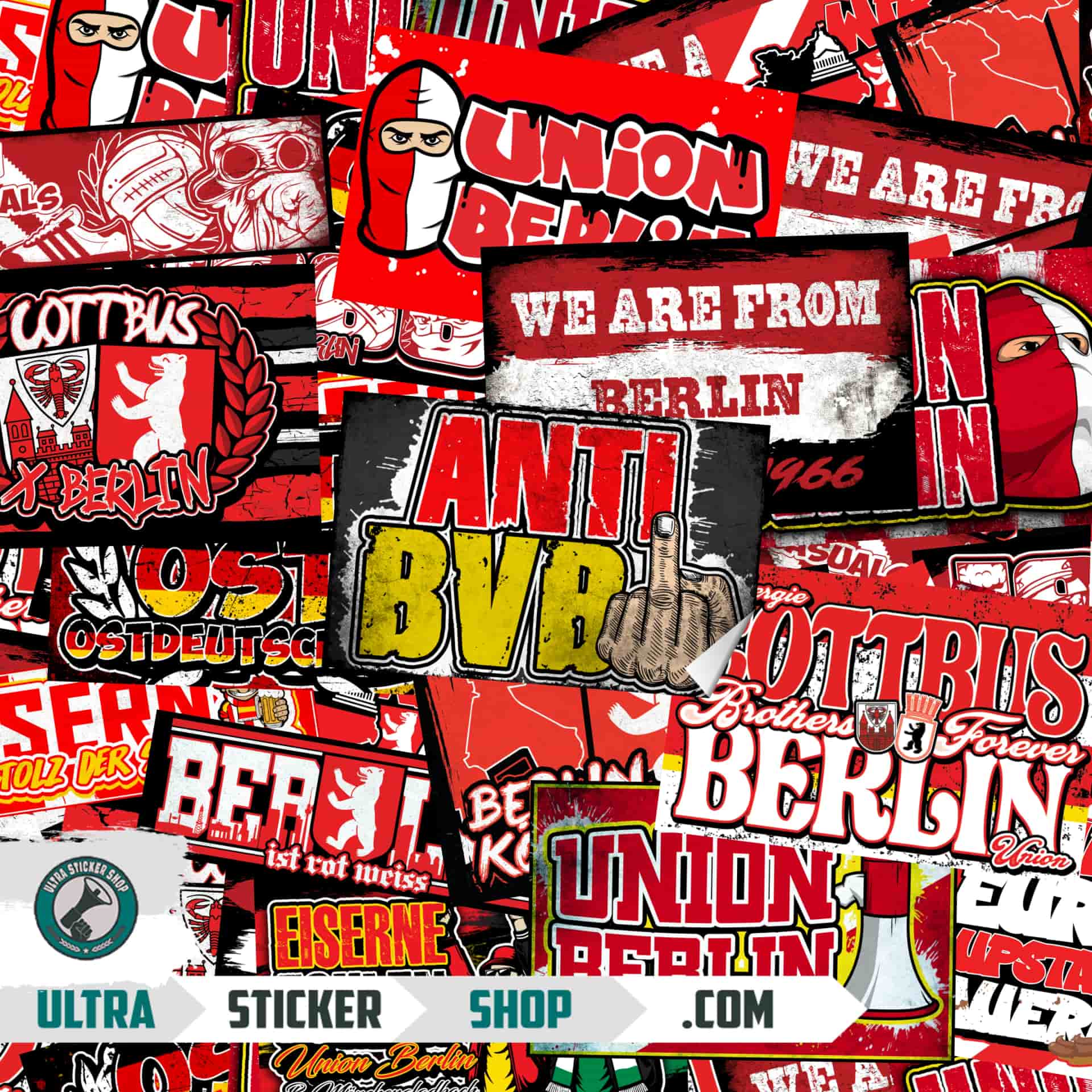 Union Berlin Aufkleber-Mix