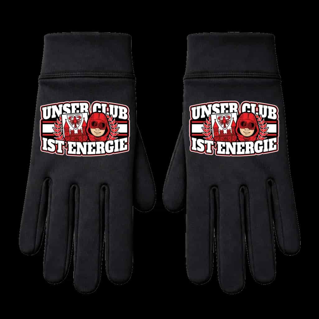 Unser Club ist Energie Handschuhe