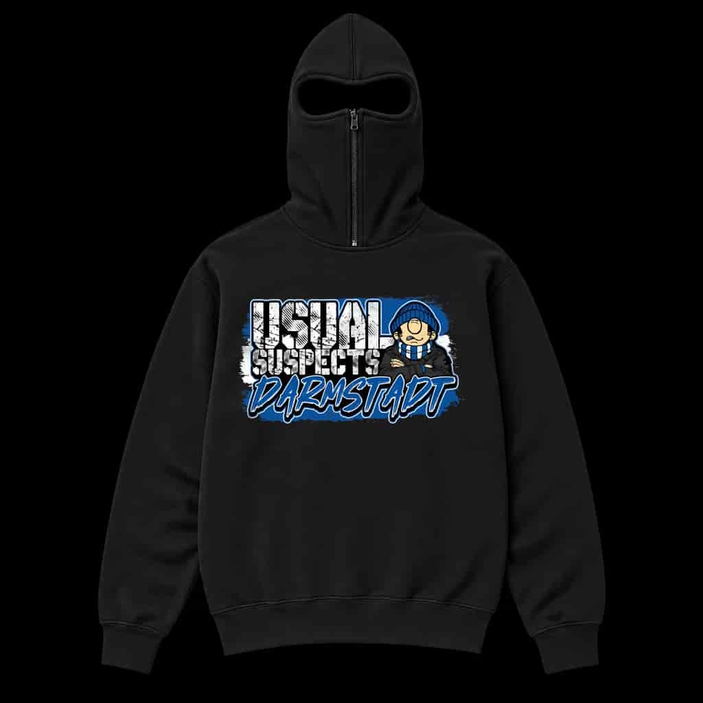 usual suspects Darmstadt Ninja Kapuzenpullover