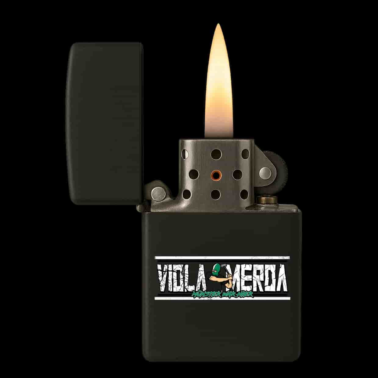 Viola merda Feuerzeug