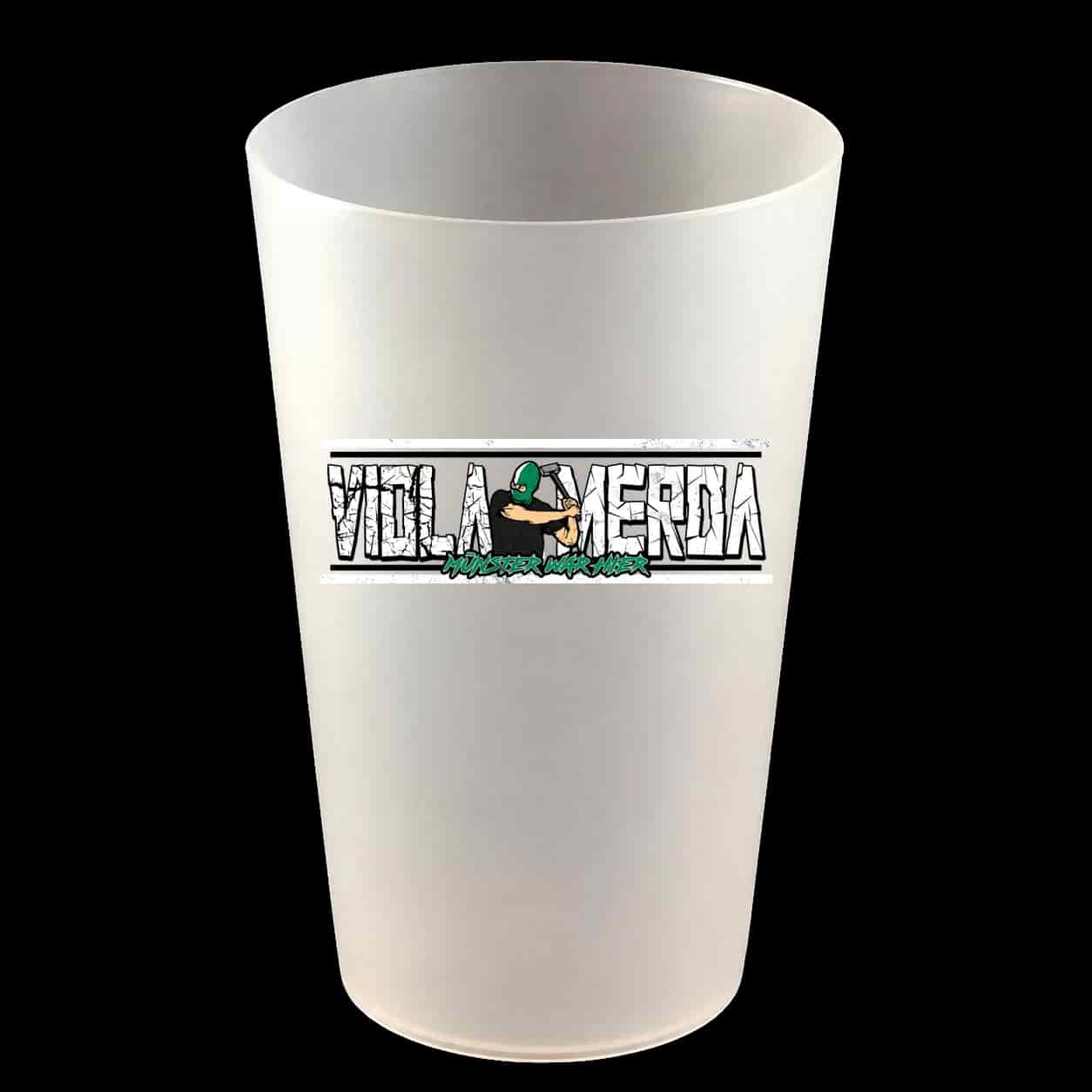Viola merda Hartbecher