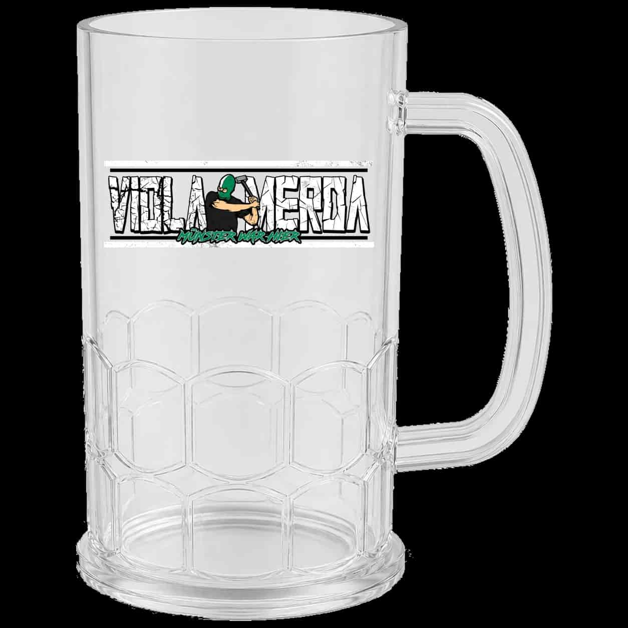 Viola merda Bierkrug