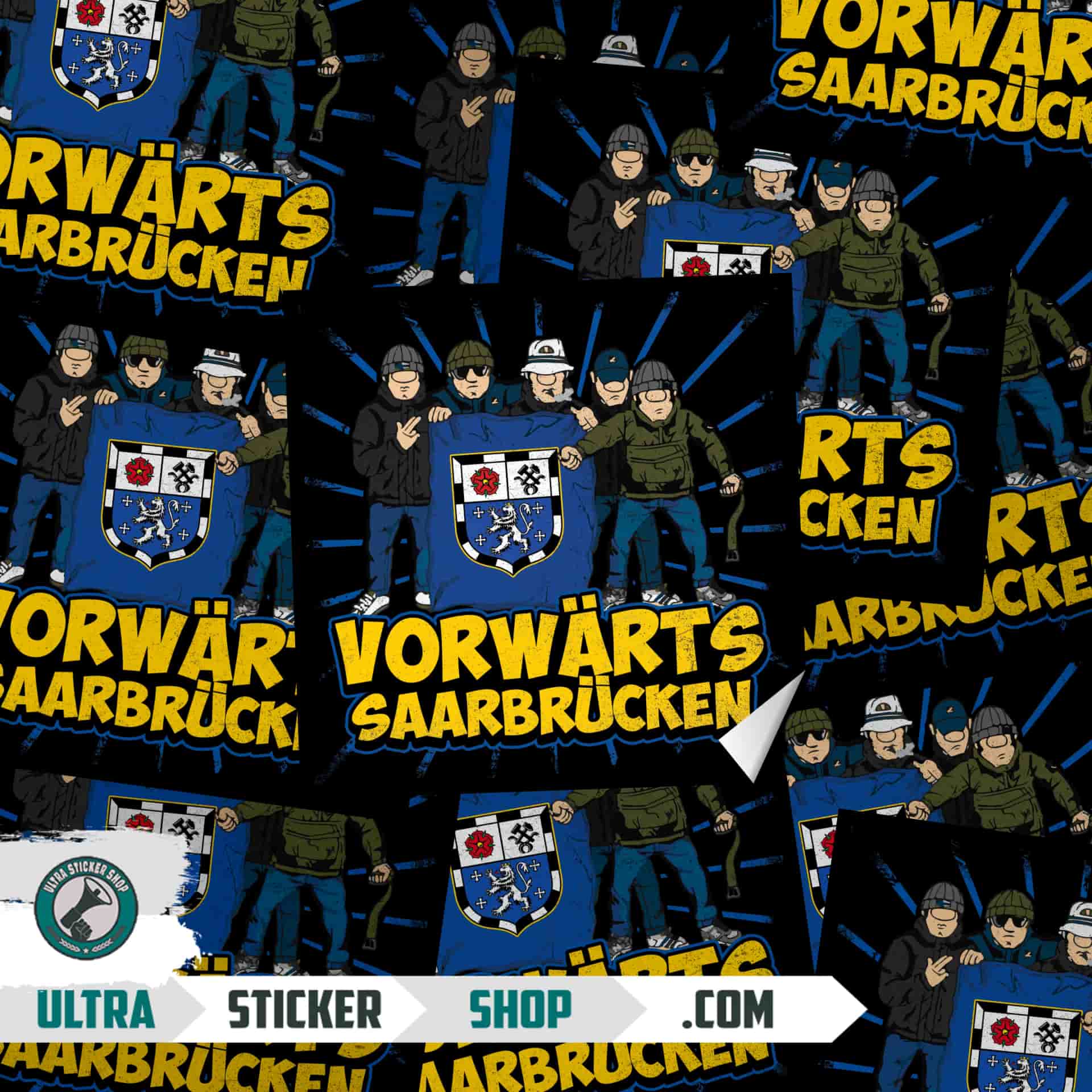 Vorwärts Saarbrücken Aufkleber