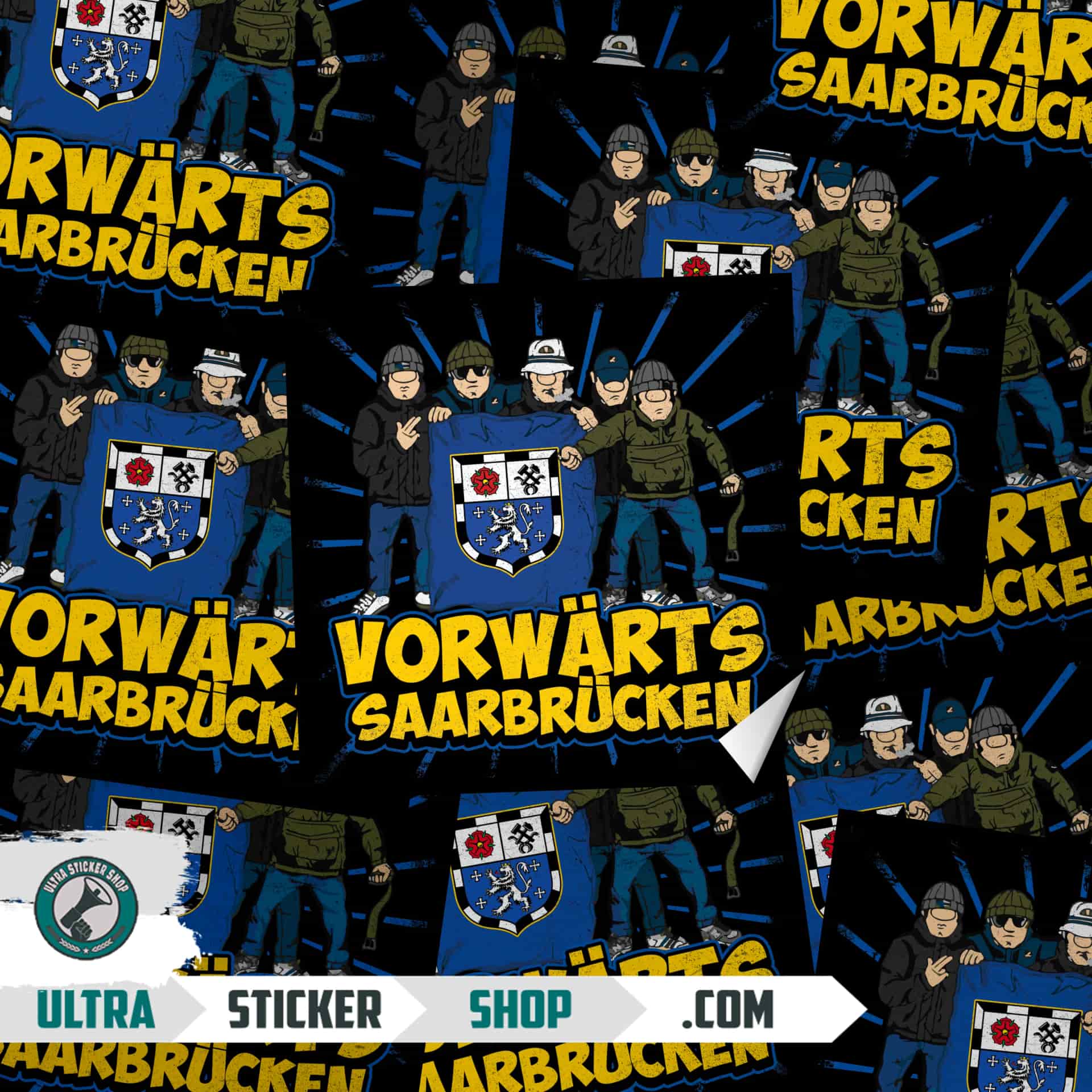Vorwärts Saarbrücken Aufkleber