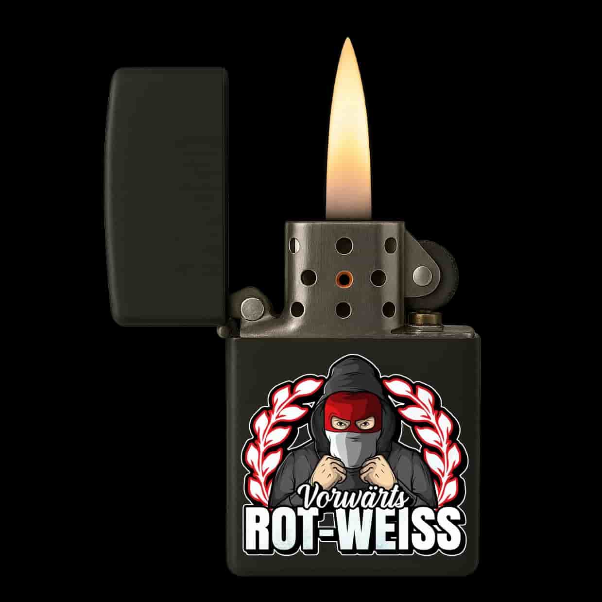 Vorwärts Rot-Weiss Feuerzeug