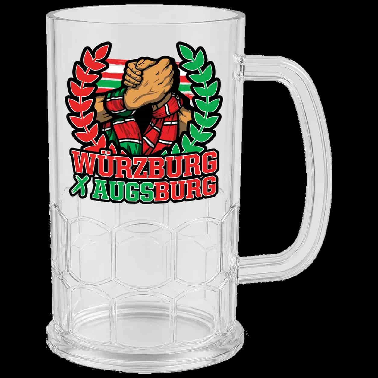 Würzburg X Augsburg Bierkrug