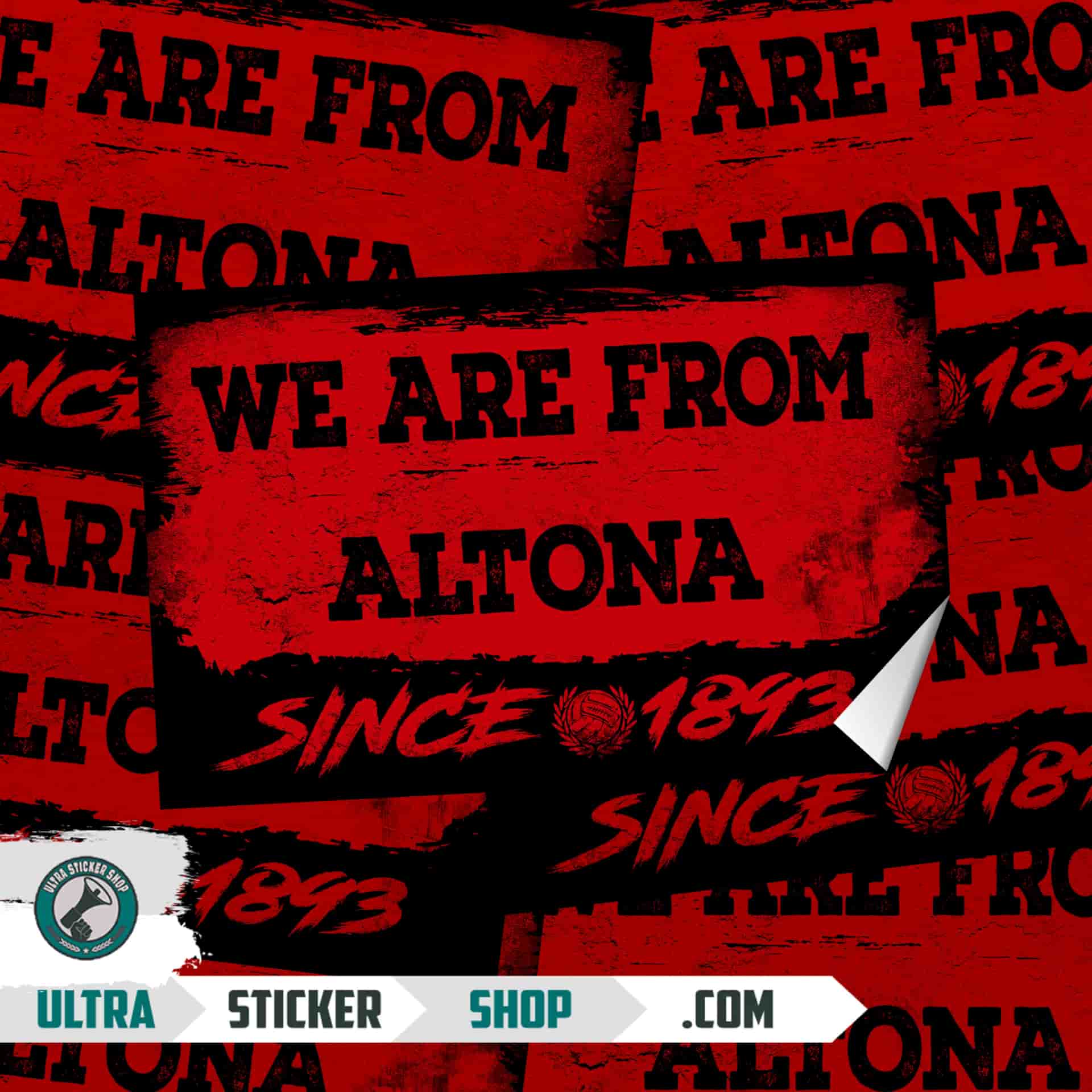 We Are From Altona 1893 Aufkleber