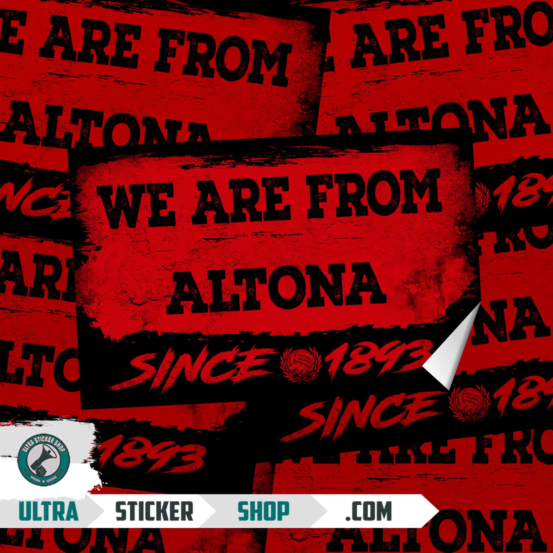 We Are From Altona 1893 Aufkleber