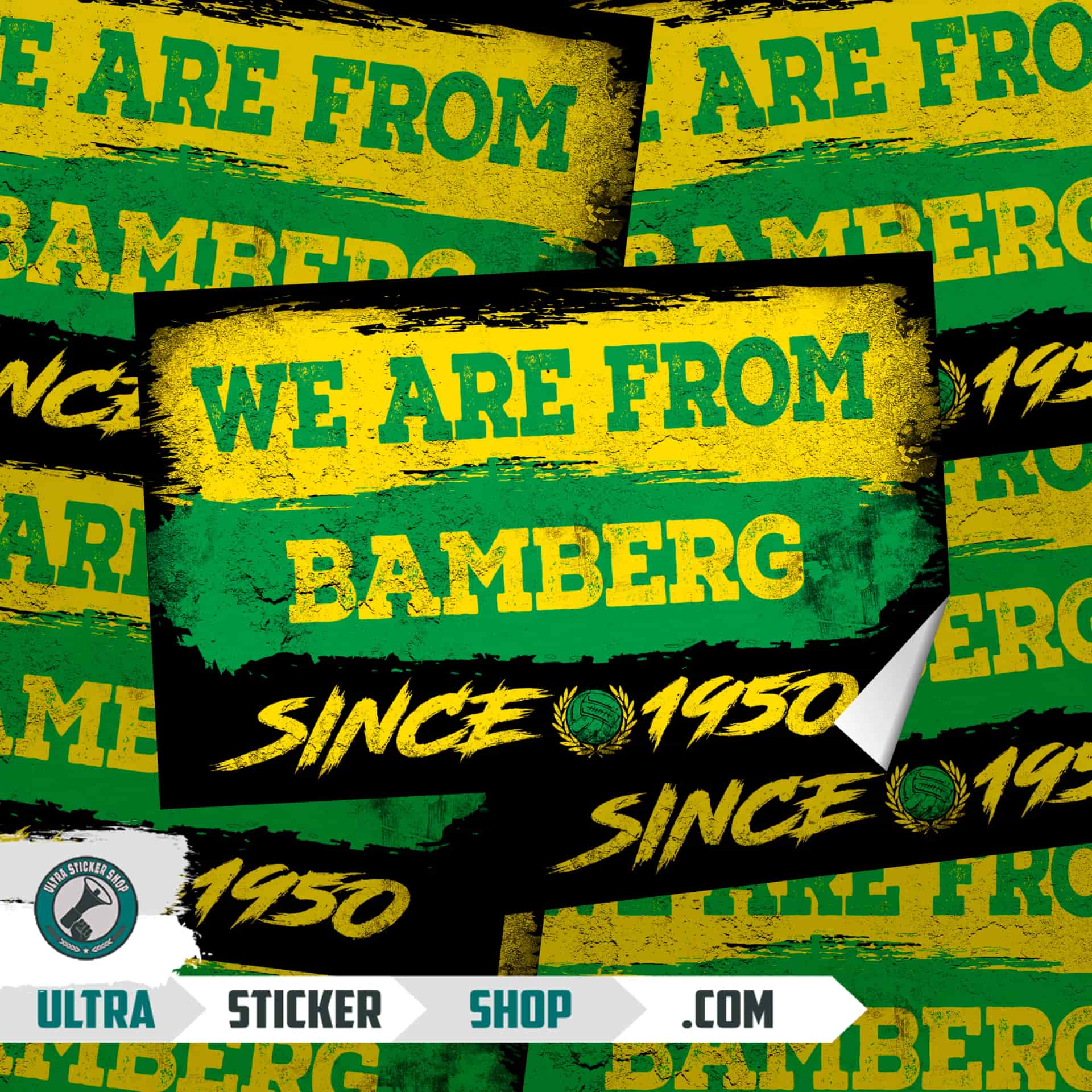 We Are From Bamberg 1950 Aufkleber