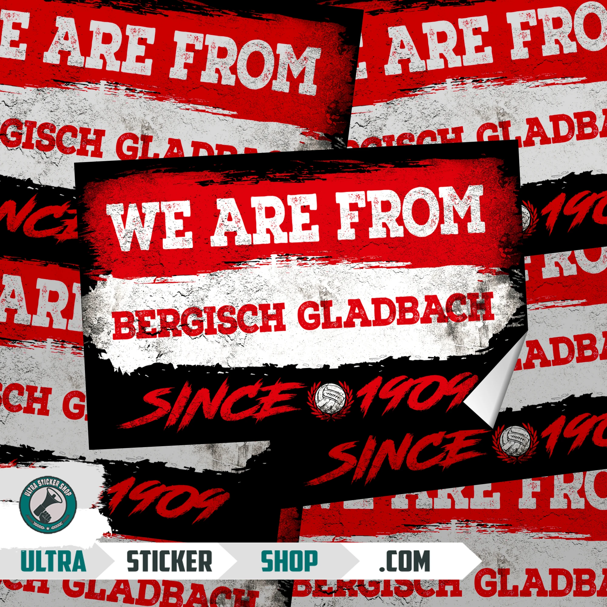We Are From Bergisch Gladbach 1909 Aufkleber