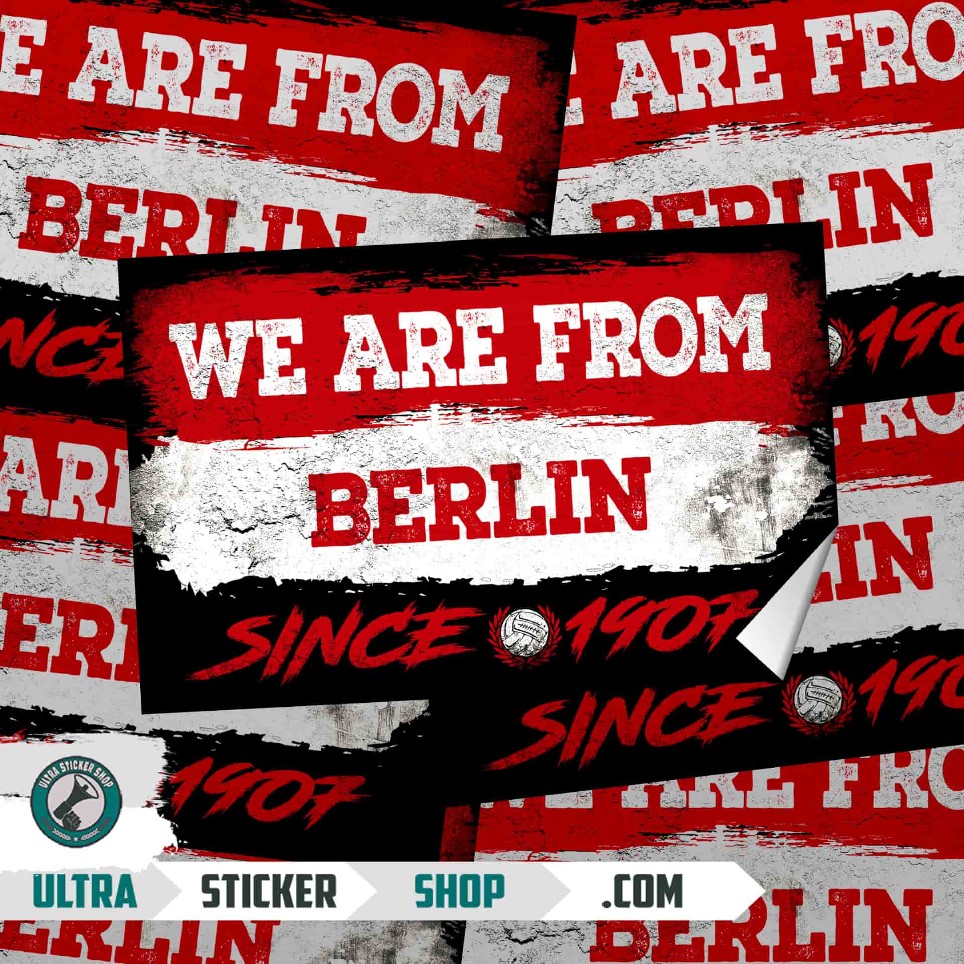 We Are From Berlin 1907 Aufkleber