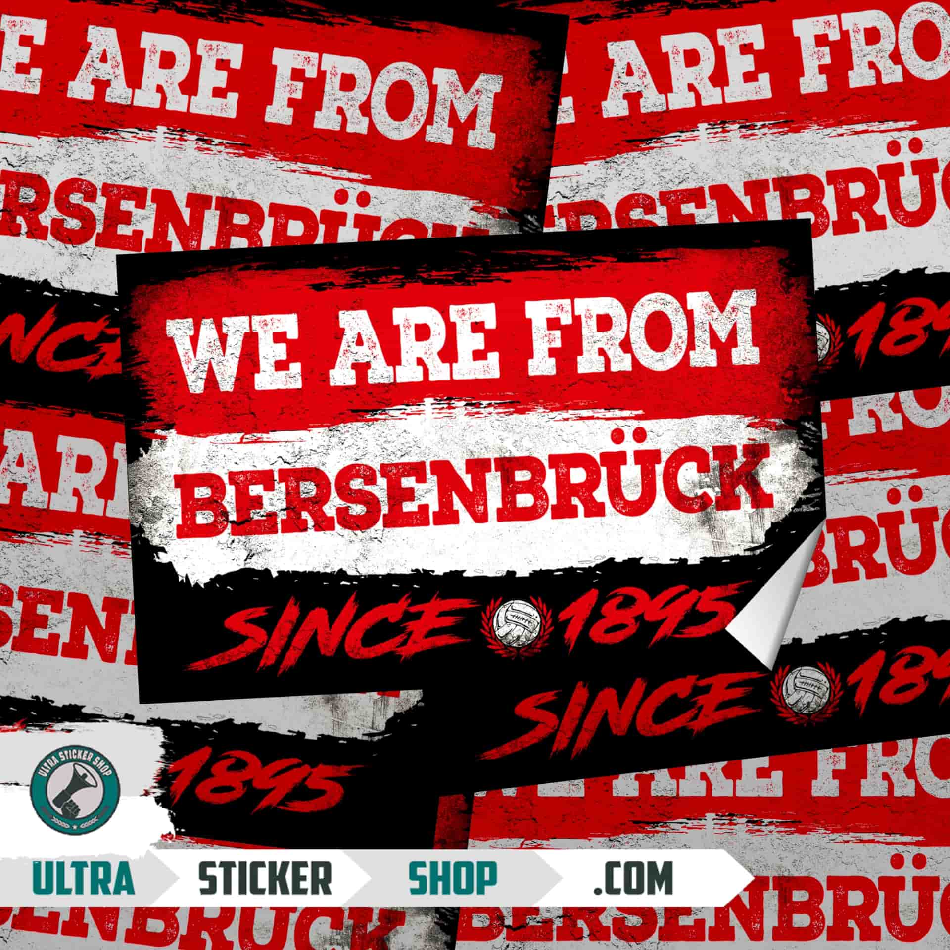 We Are From Bersenbrück 1895 Aufkleber
