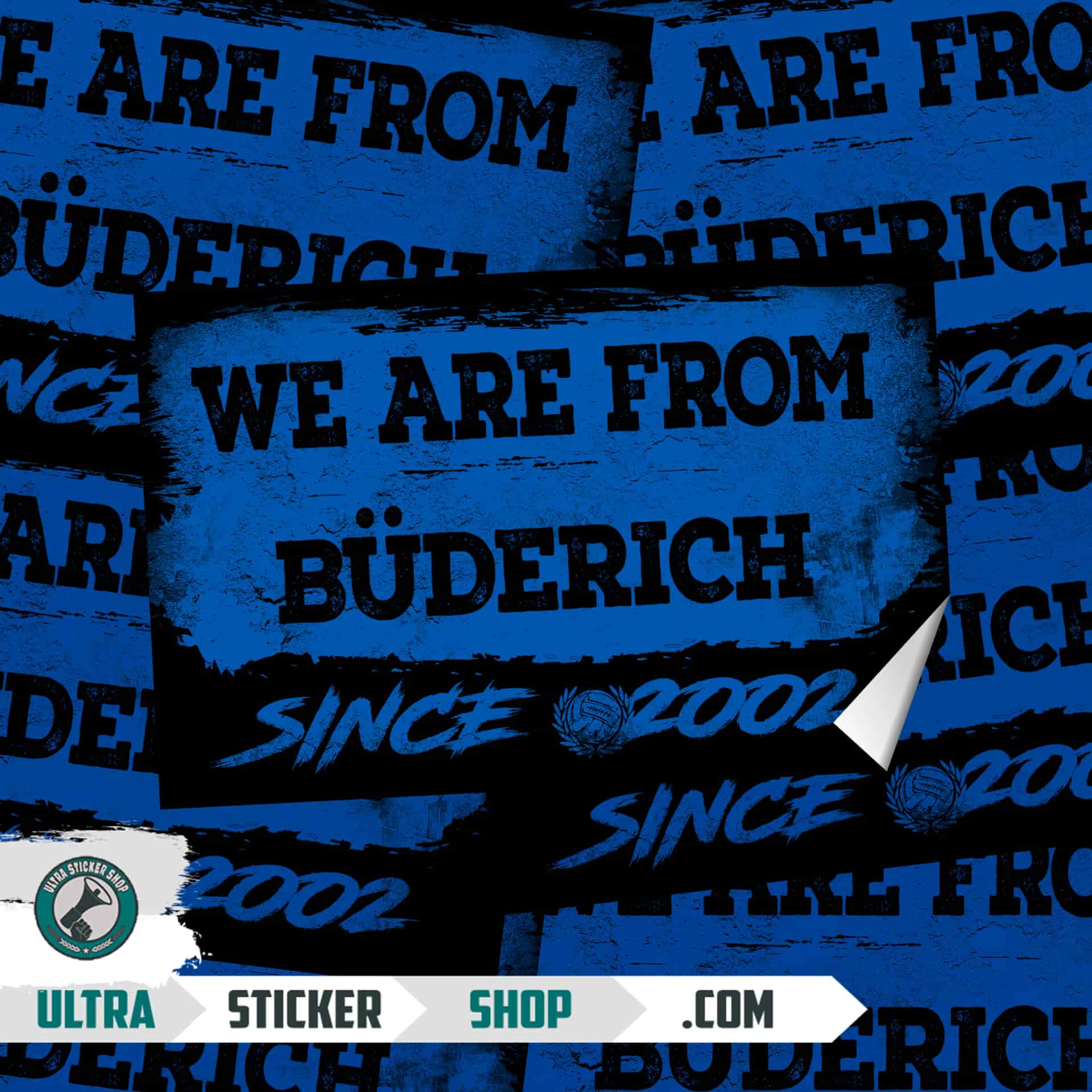 We Are From Büderich 2002 Aufkleber