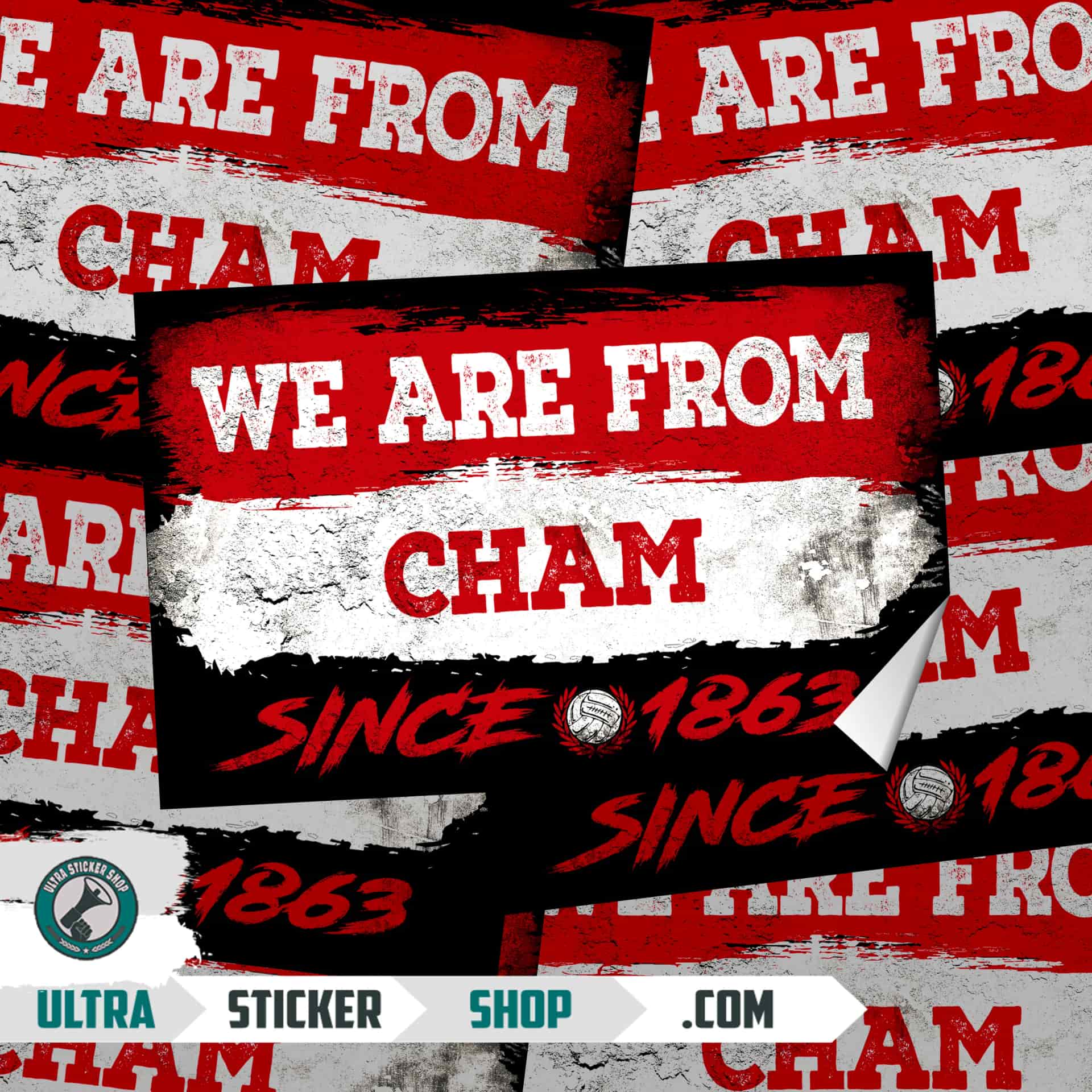 We Are From Cham 1863 Aufkleber
