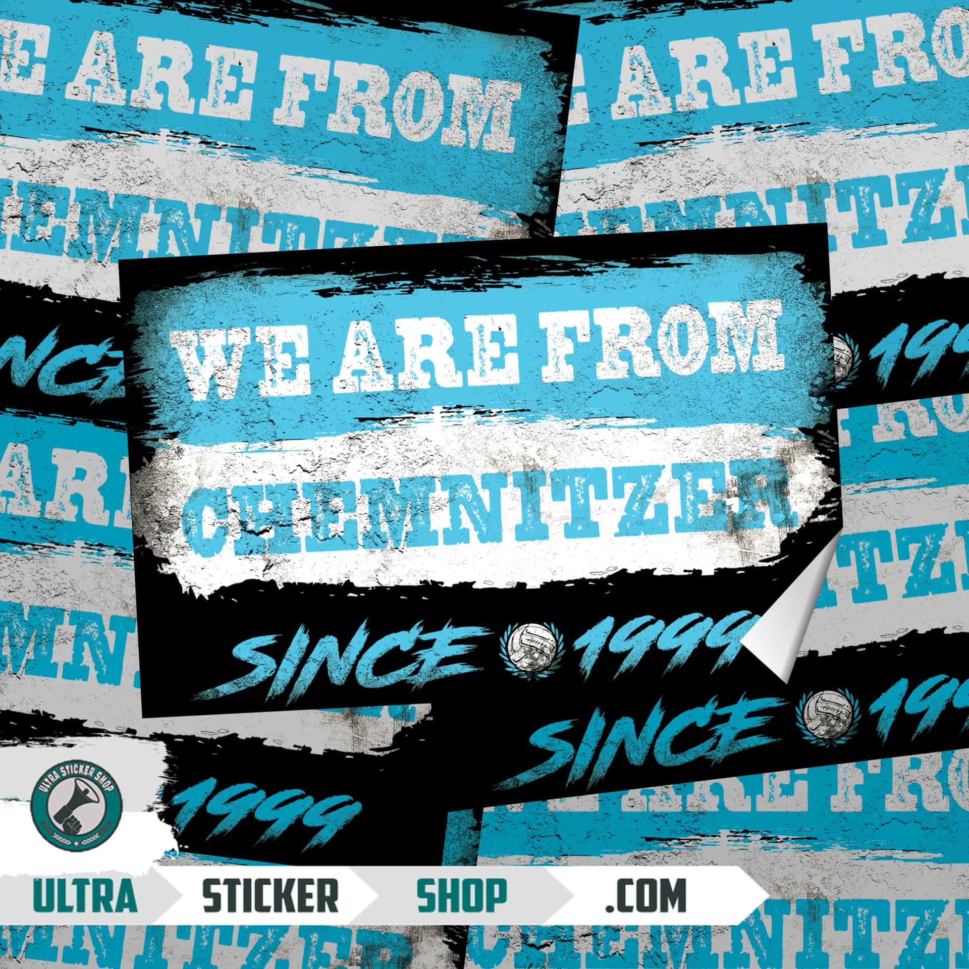 We are from Chemnitzer since 1999 Aufkleber