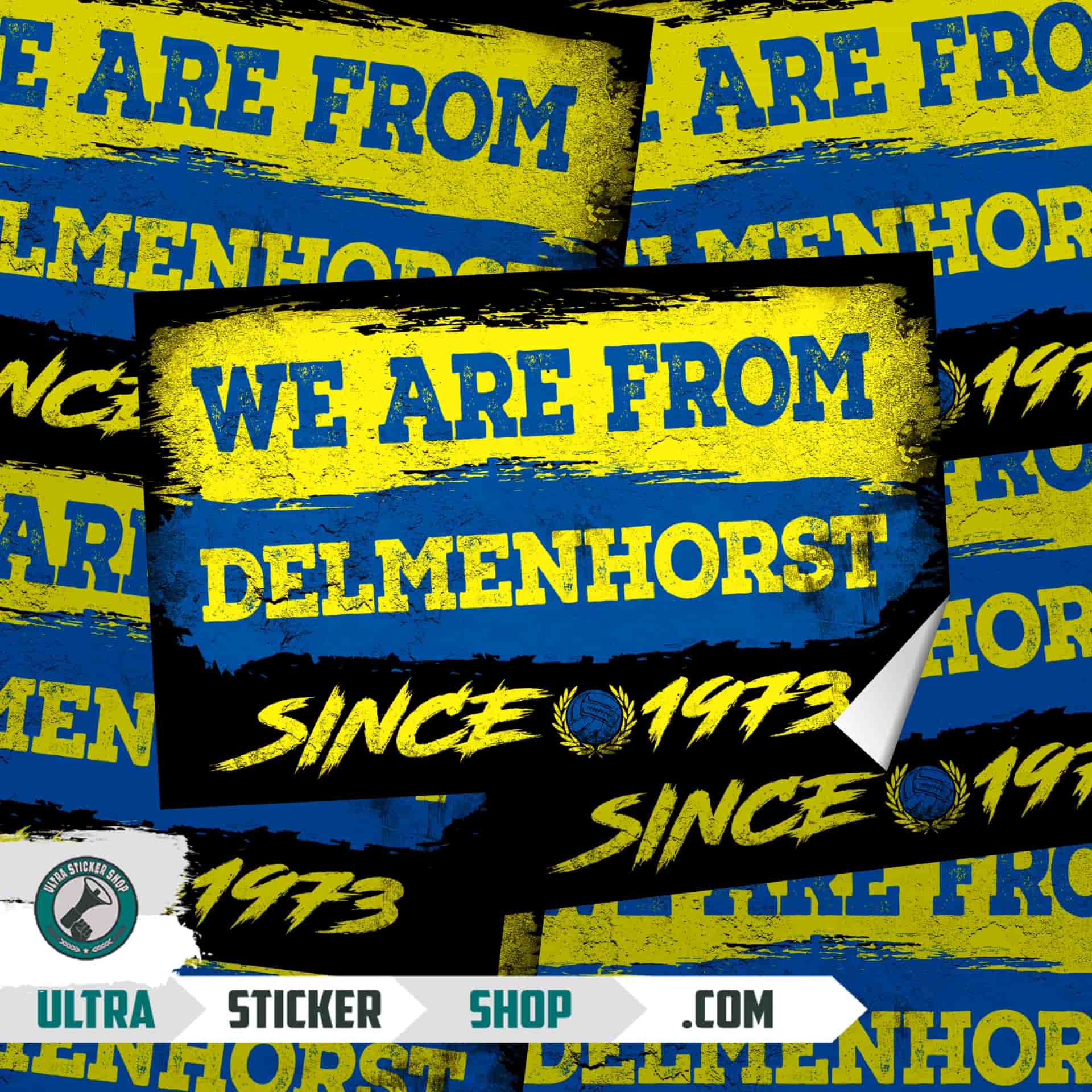 We Are From Delmenhorst 1973 Aufkleber