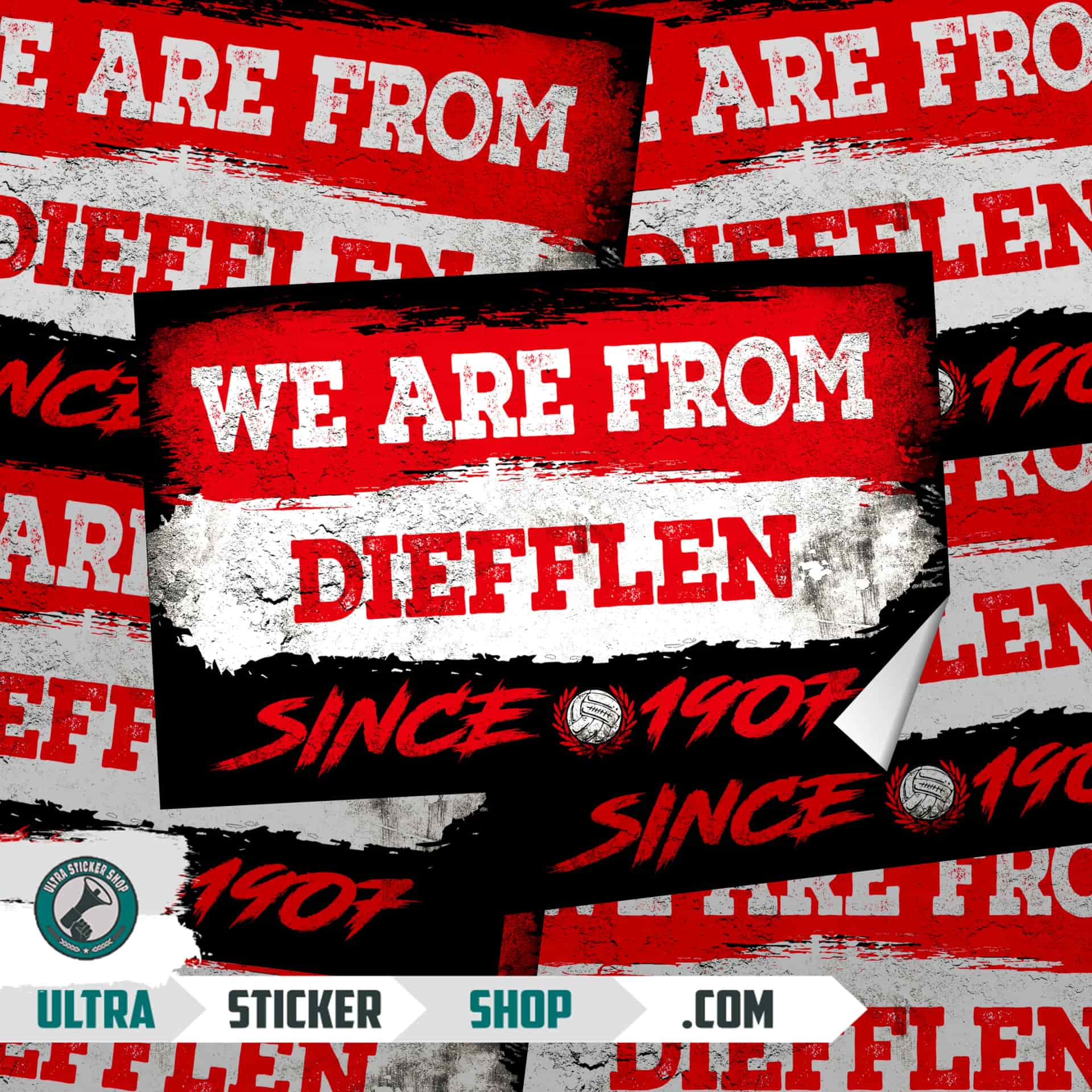 We Are From Diefflen 1907 Aufkleber