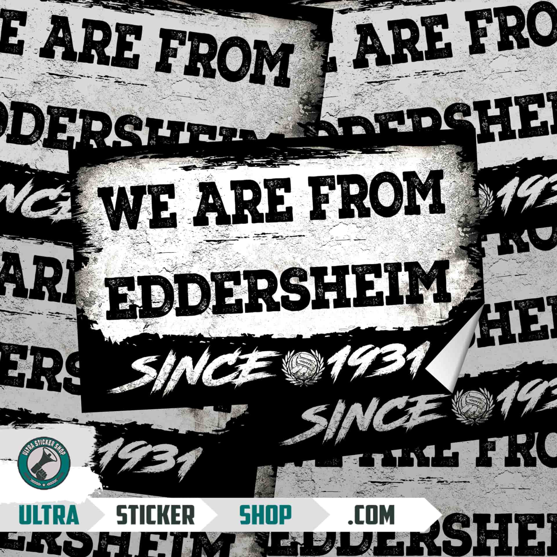 We Are From Eddersheim 1931 Aufkleber