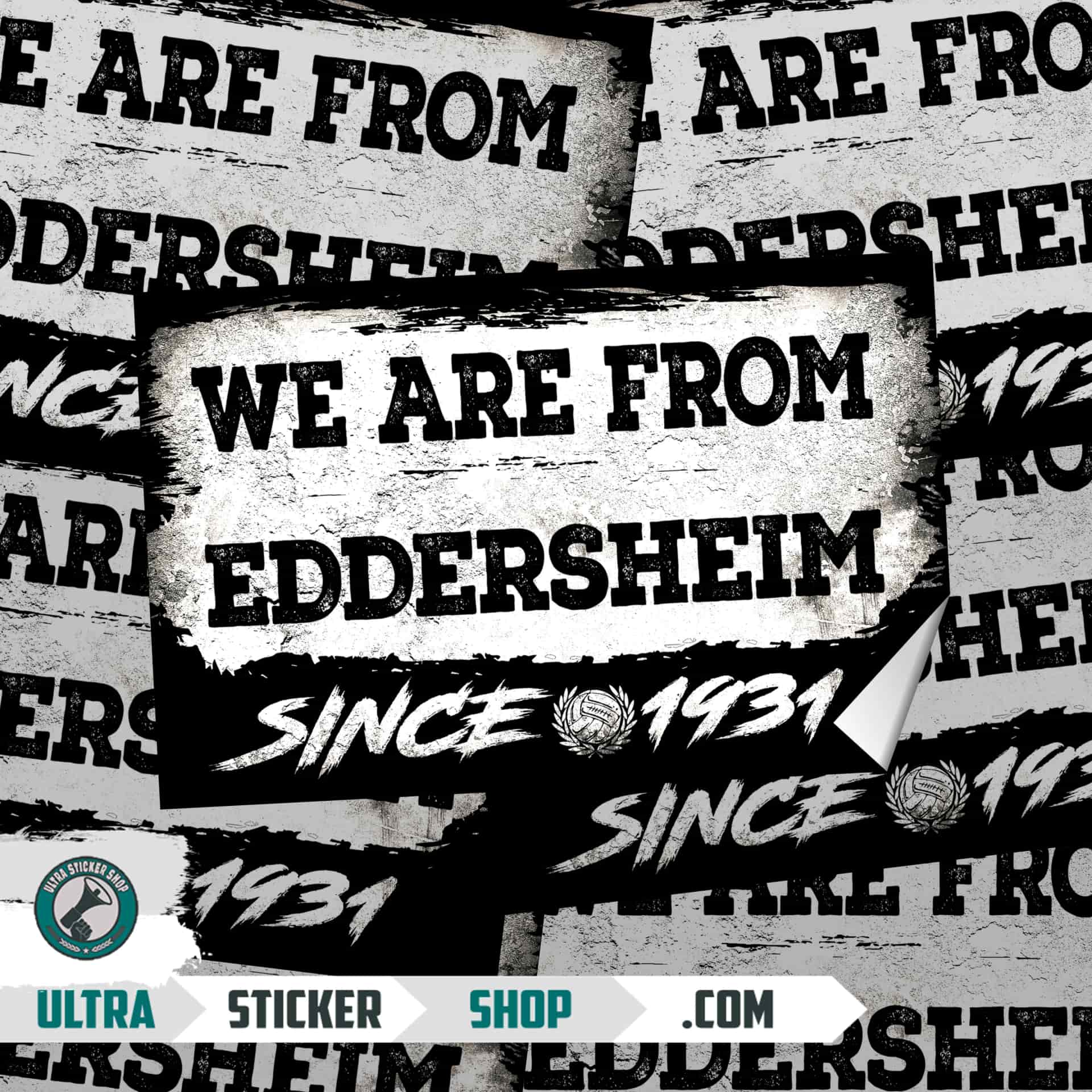 We Are From Eddersheim 1931 Aufkleber