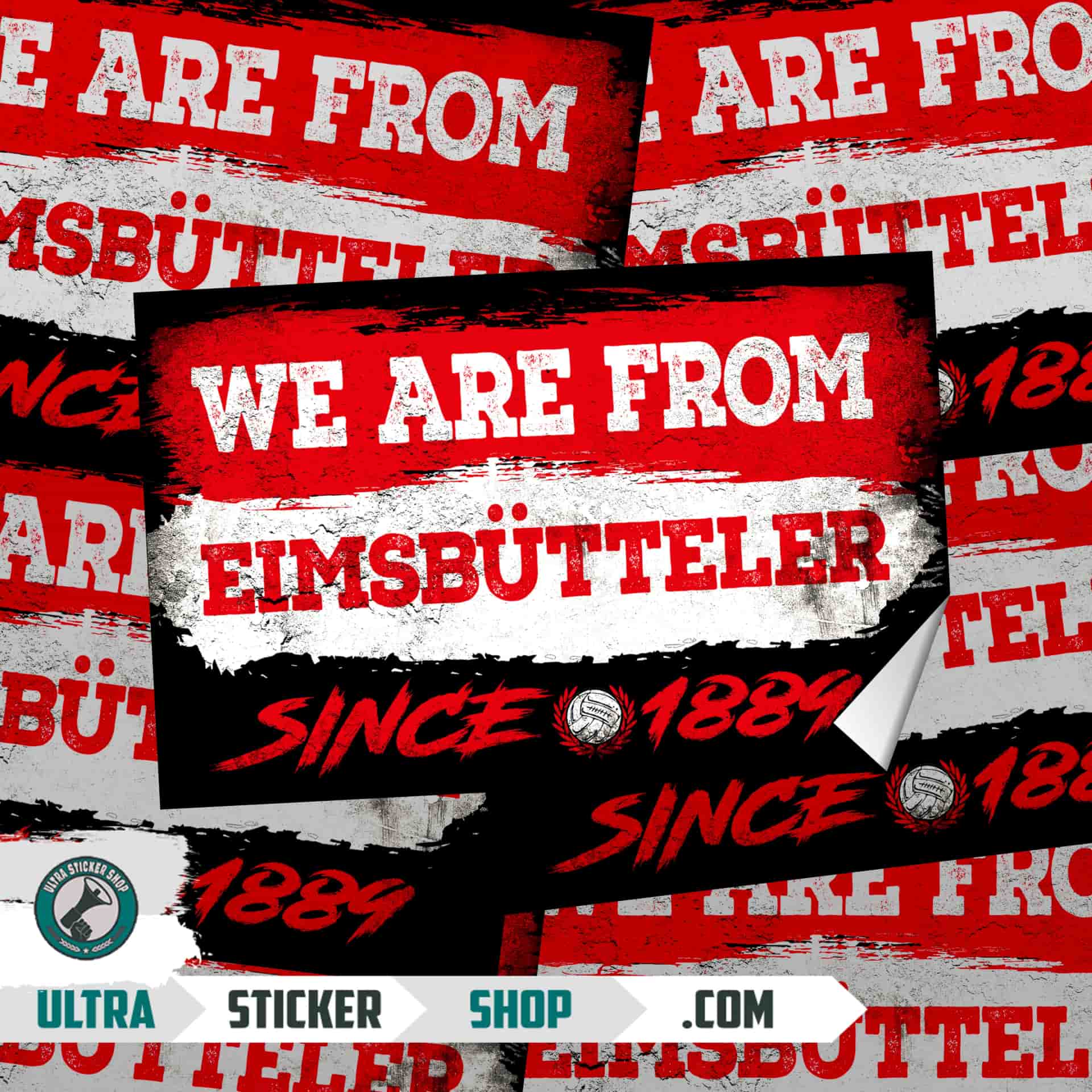 We Are From Eimsbütteler 1889 Aufkleber