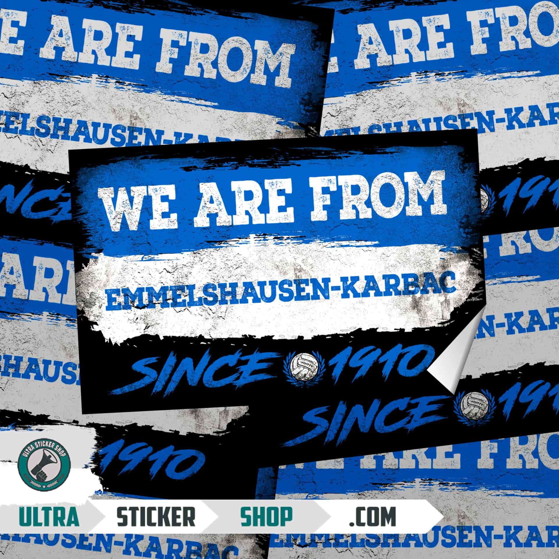 We Are From Emmelshausen-Karbac 1910 Aufkleber