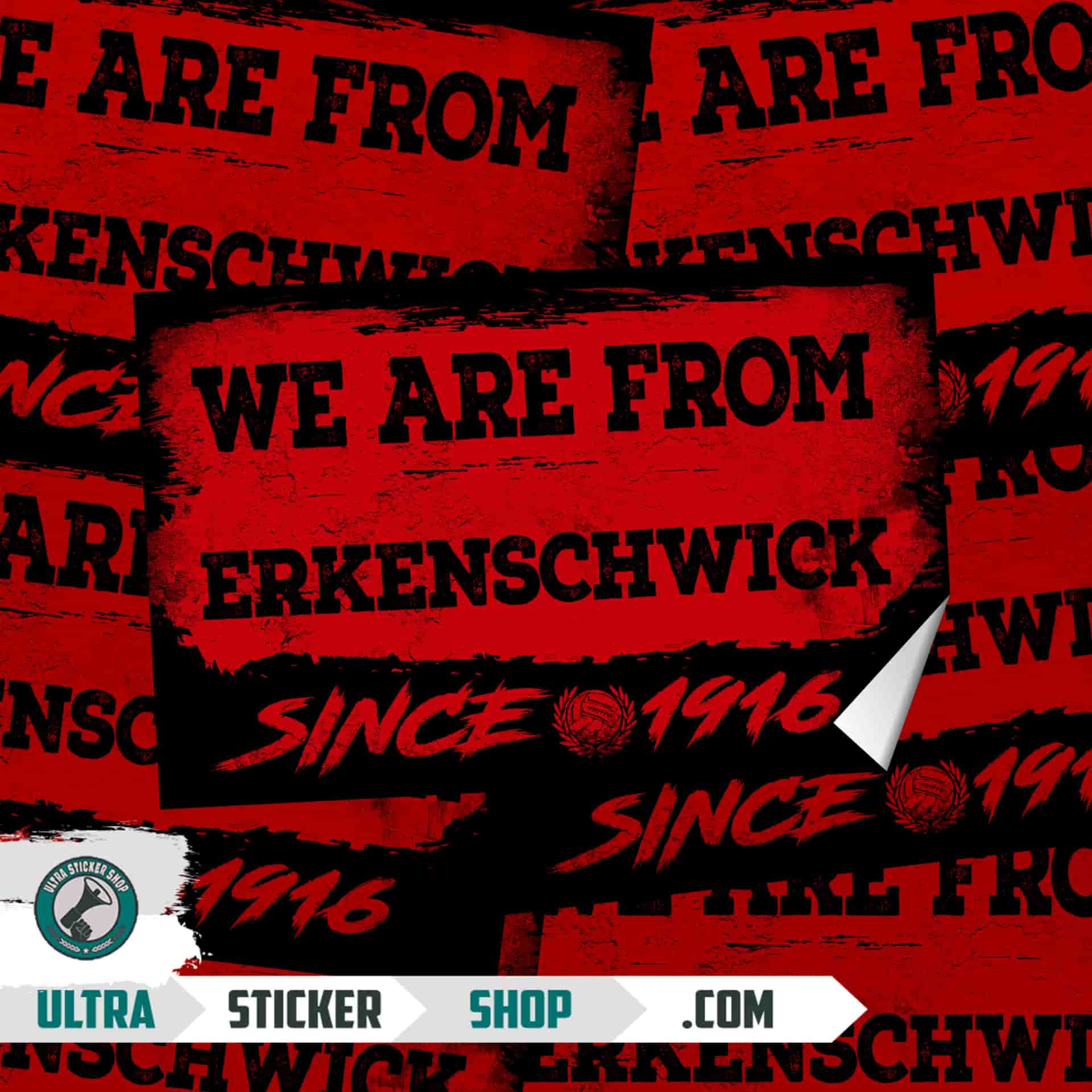 We Are From Erkenschwick 1916 Aufkleber