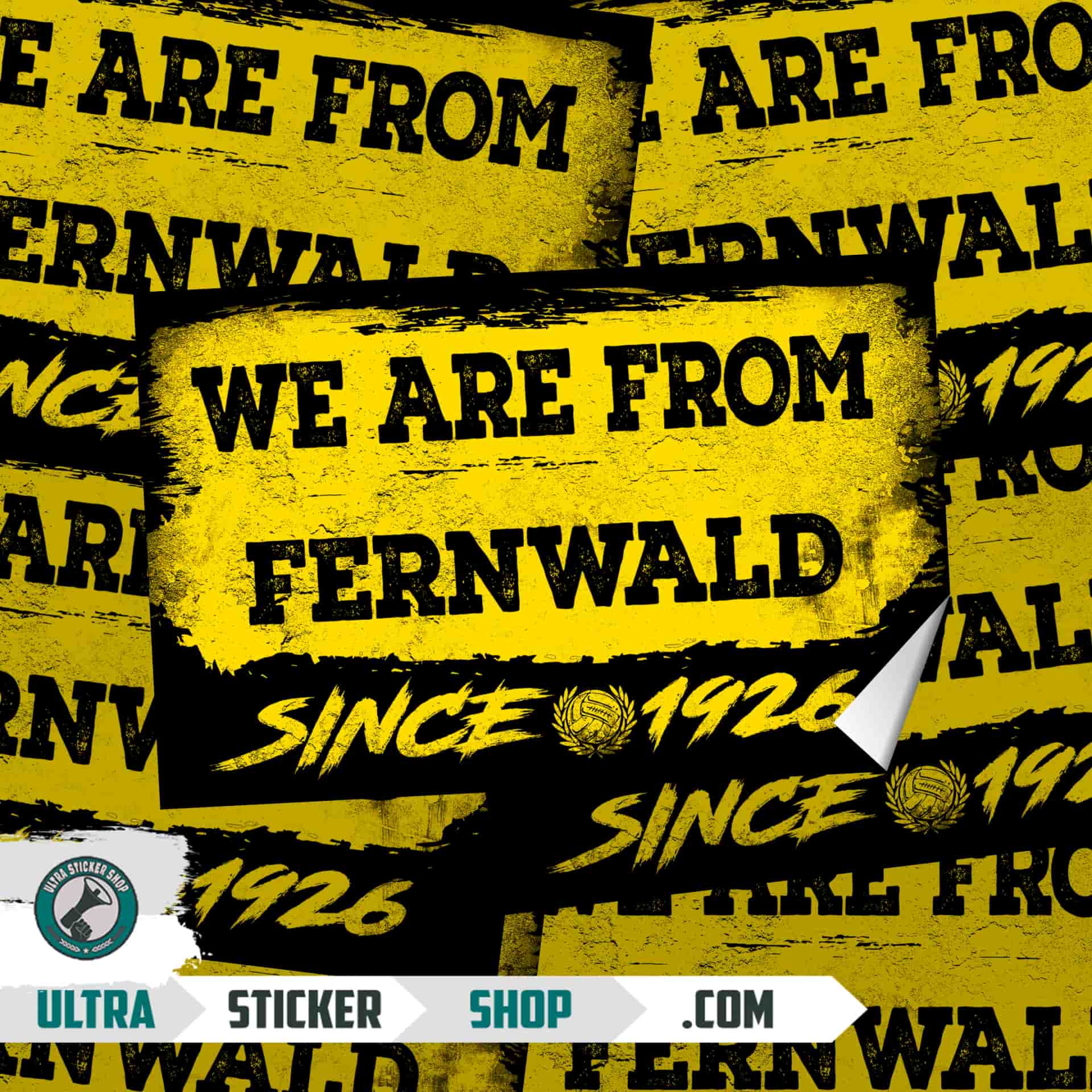 We Are From Fernwald 1926 Aufkleber