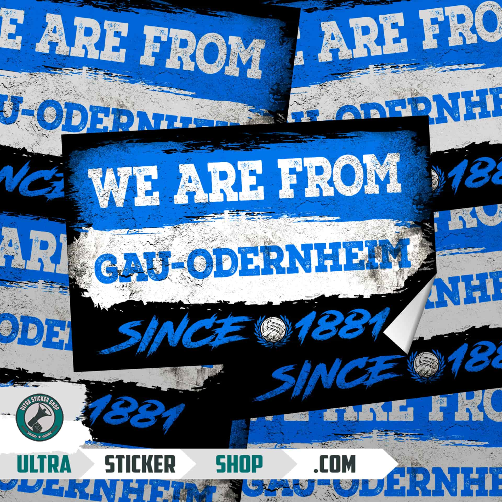 We Are From Gau-Odernheim 1881 Aufkleber