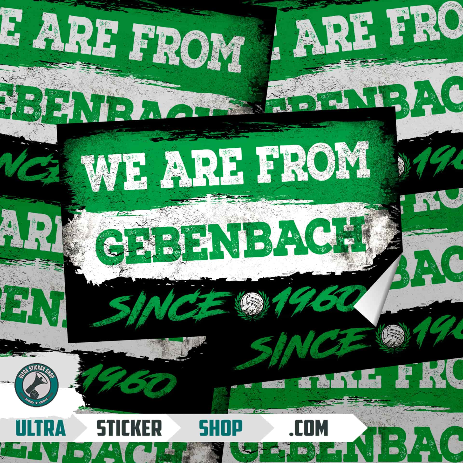 We Are From Gebenbach 1960 Aufkleber