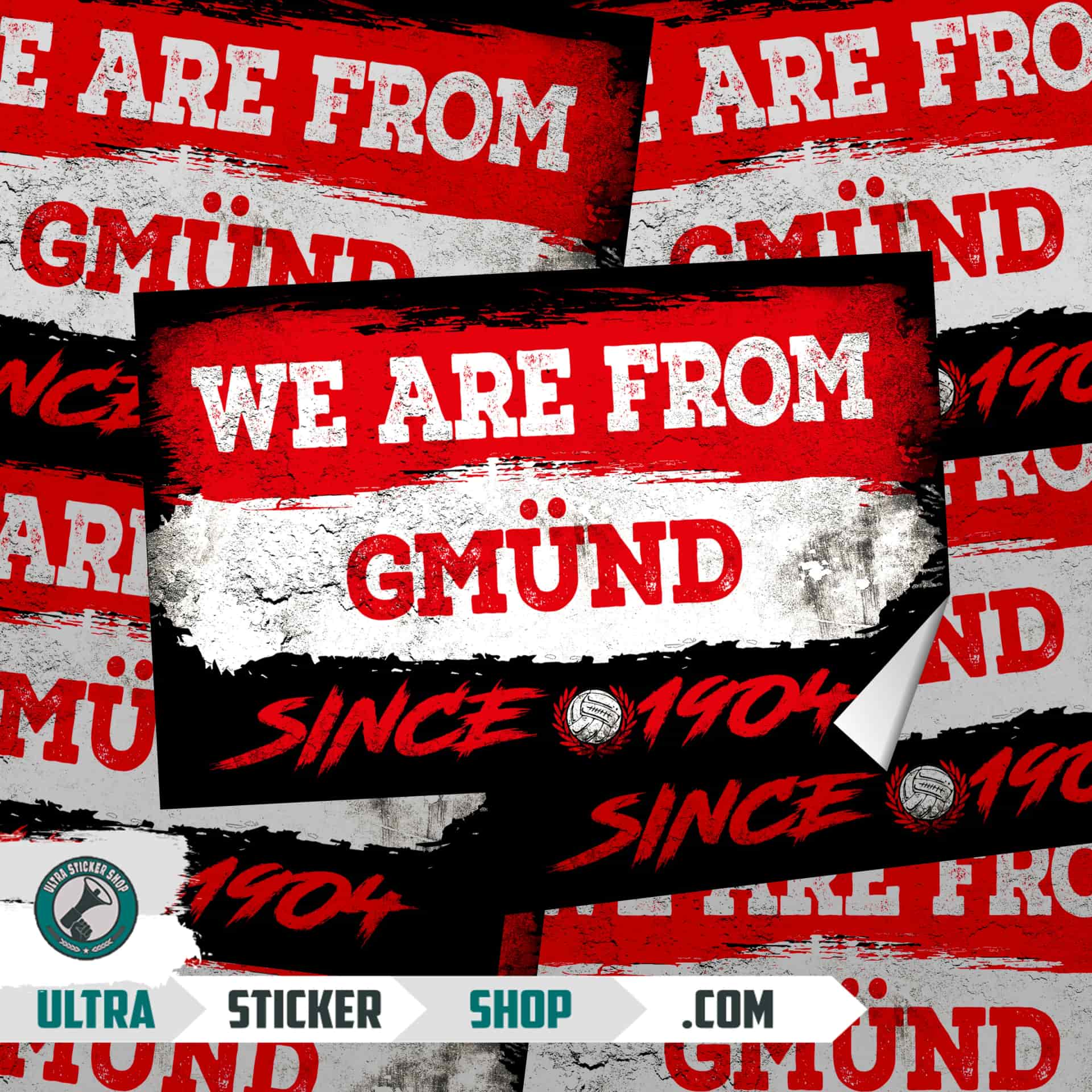 We Are From Gmünd 1904 Aufkleber