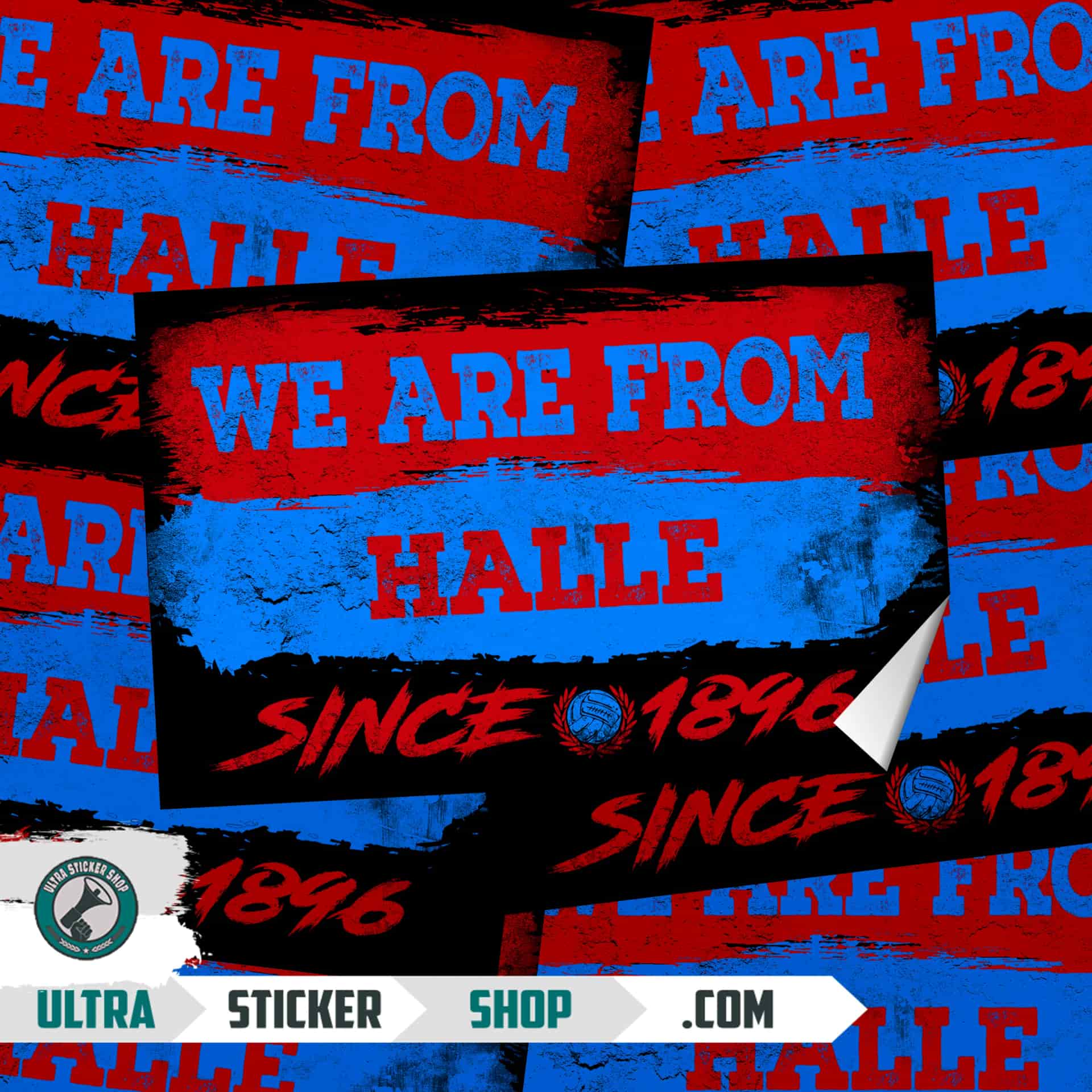 We Are From Halle 1896 Aufkleber