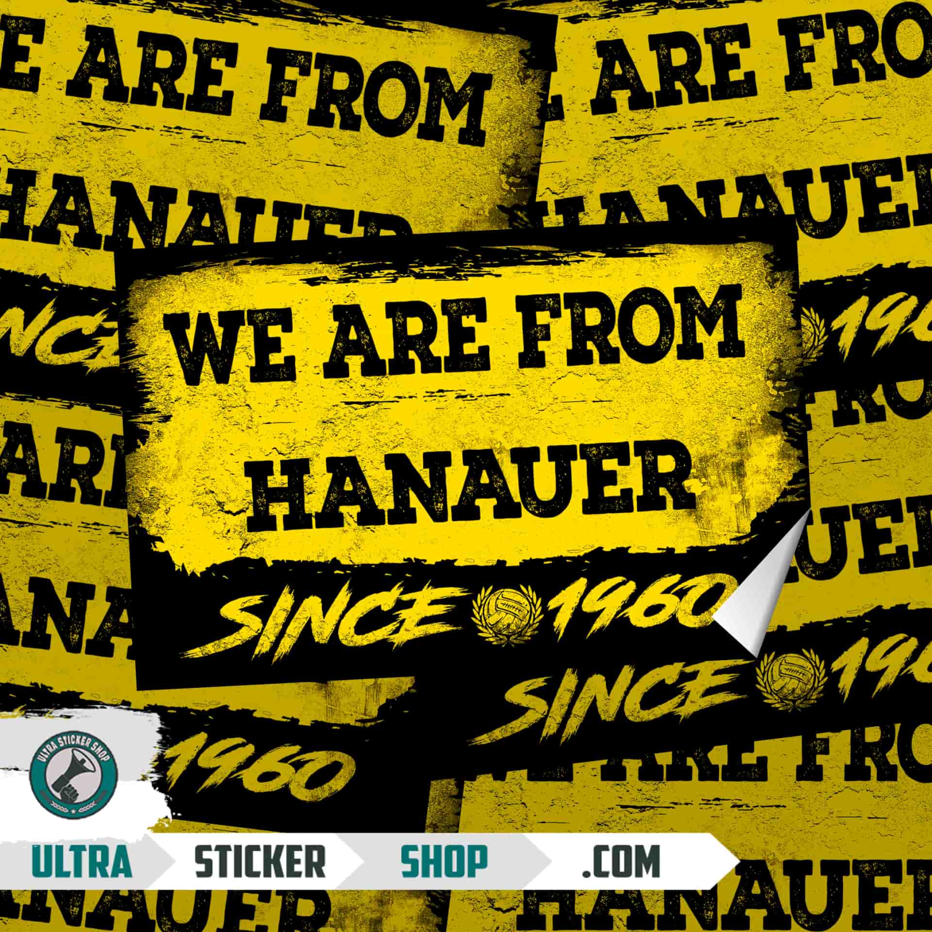 We Are From Hanauer 1960 Aufkleber