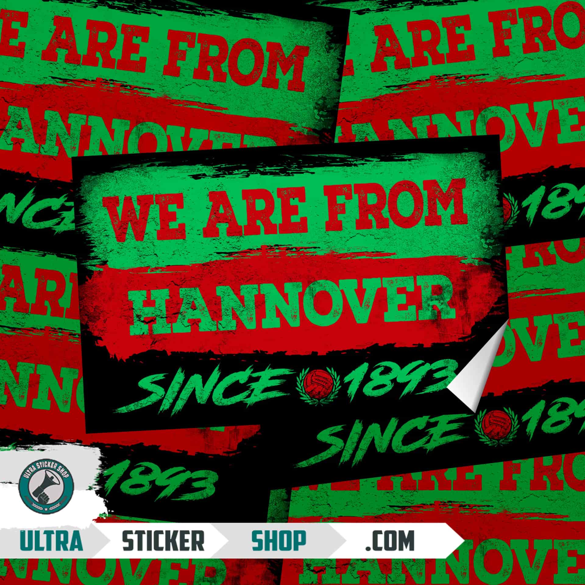 We Are From Hannover 1893 Aufkleber