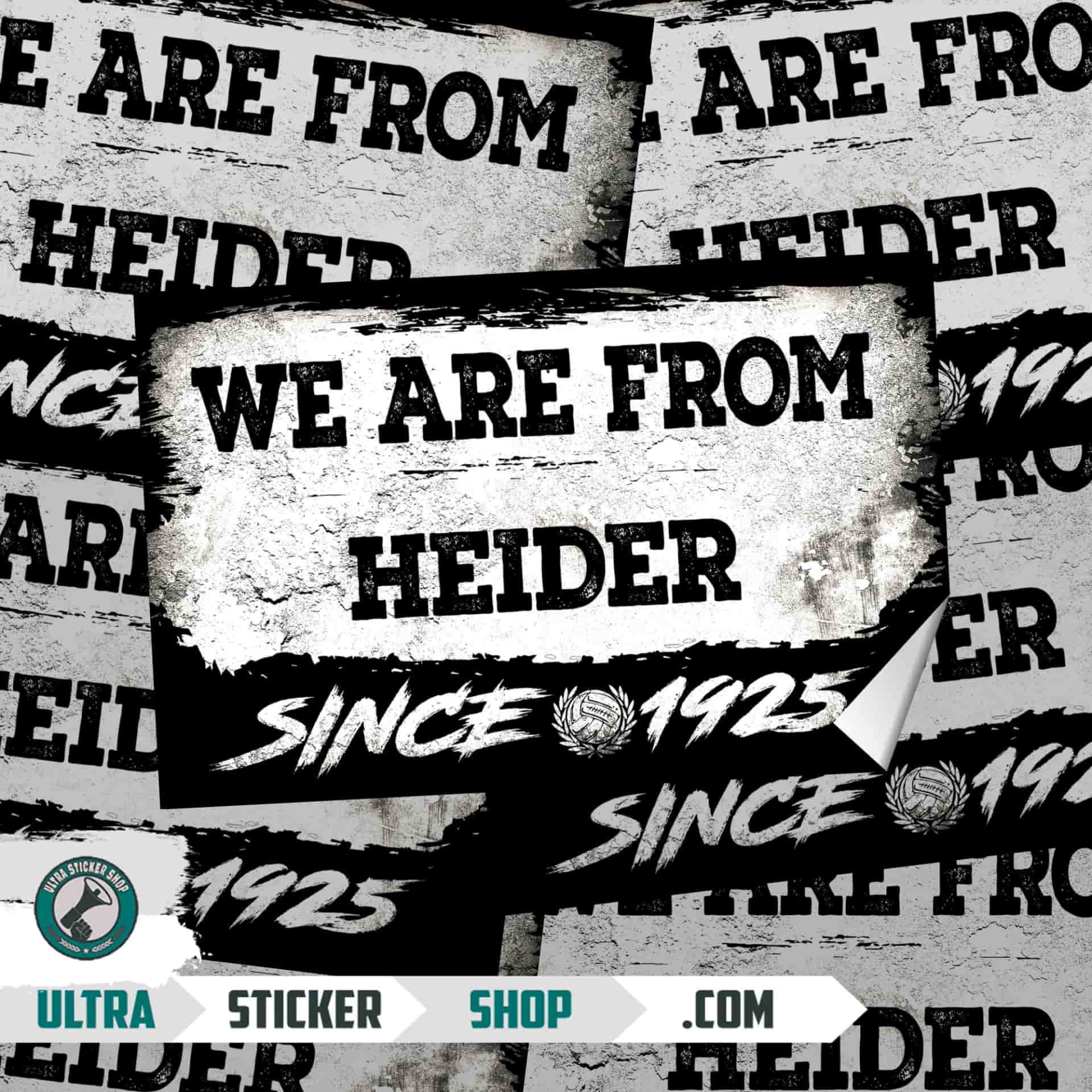 We Are From Heider 1925 Aufkleber
