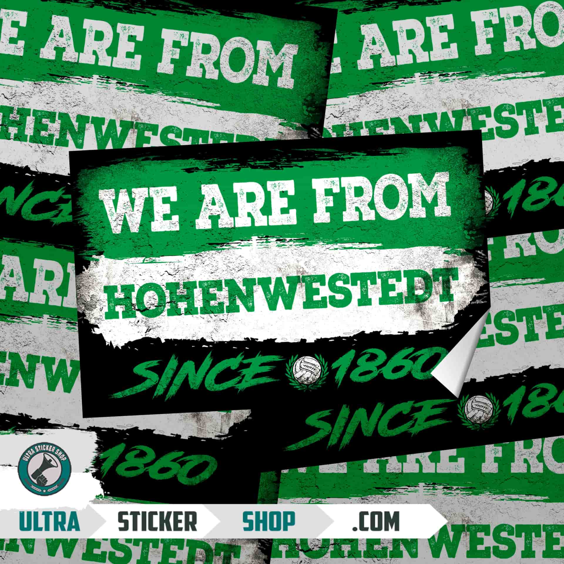 We Are From Hohenwestedt 1860 Aufkleber