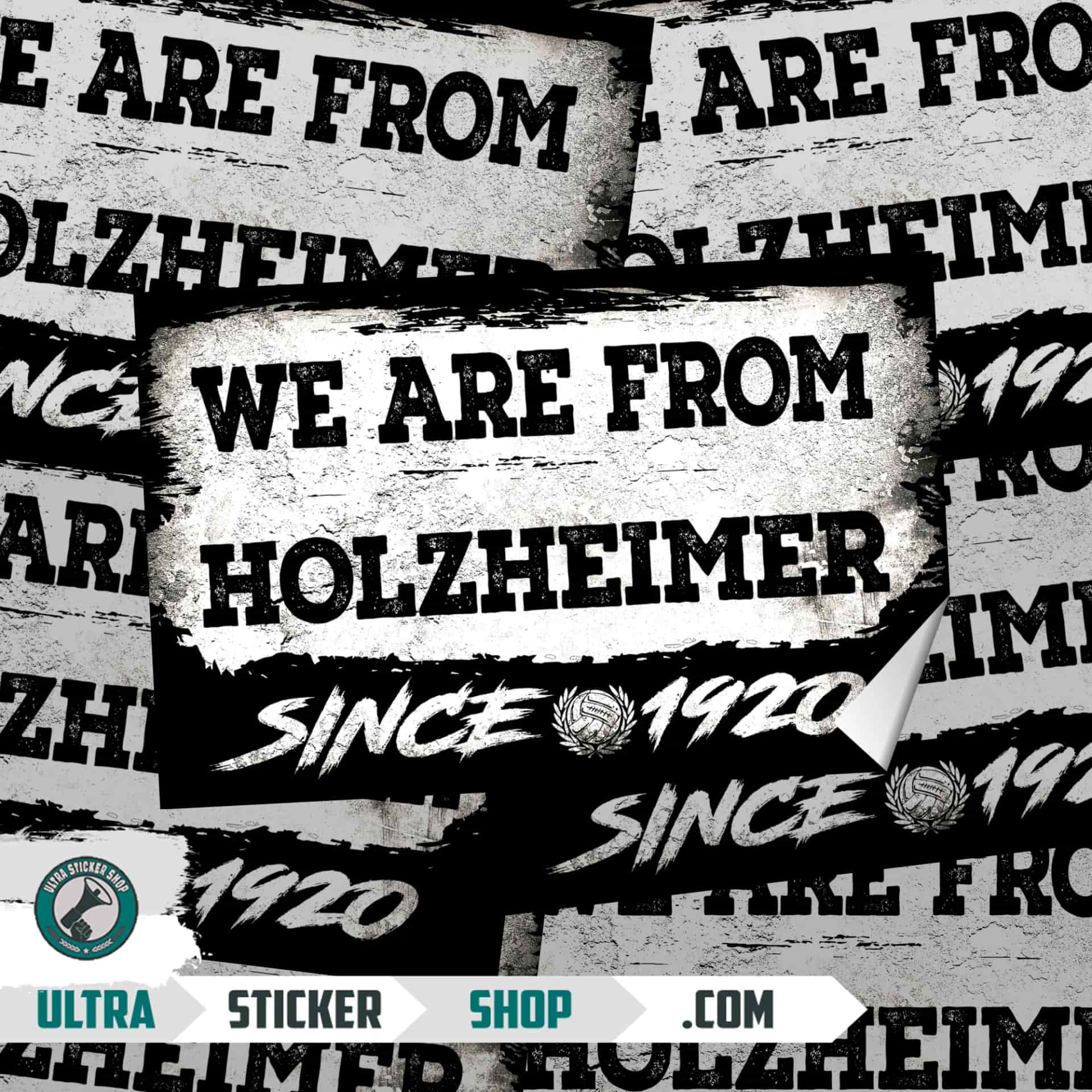 We Are From Holzheimer 1920 Aufkleber