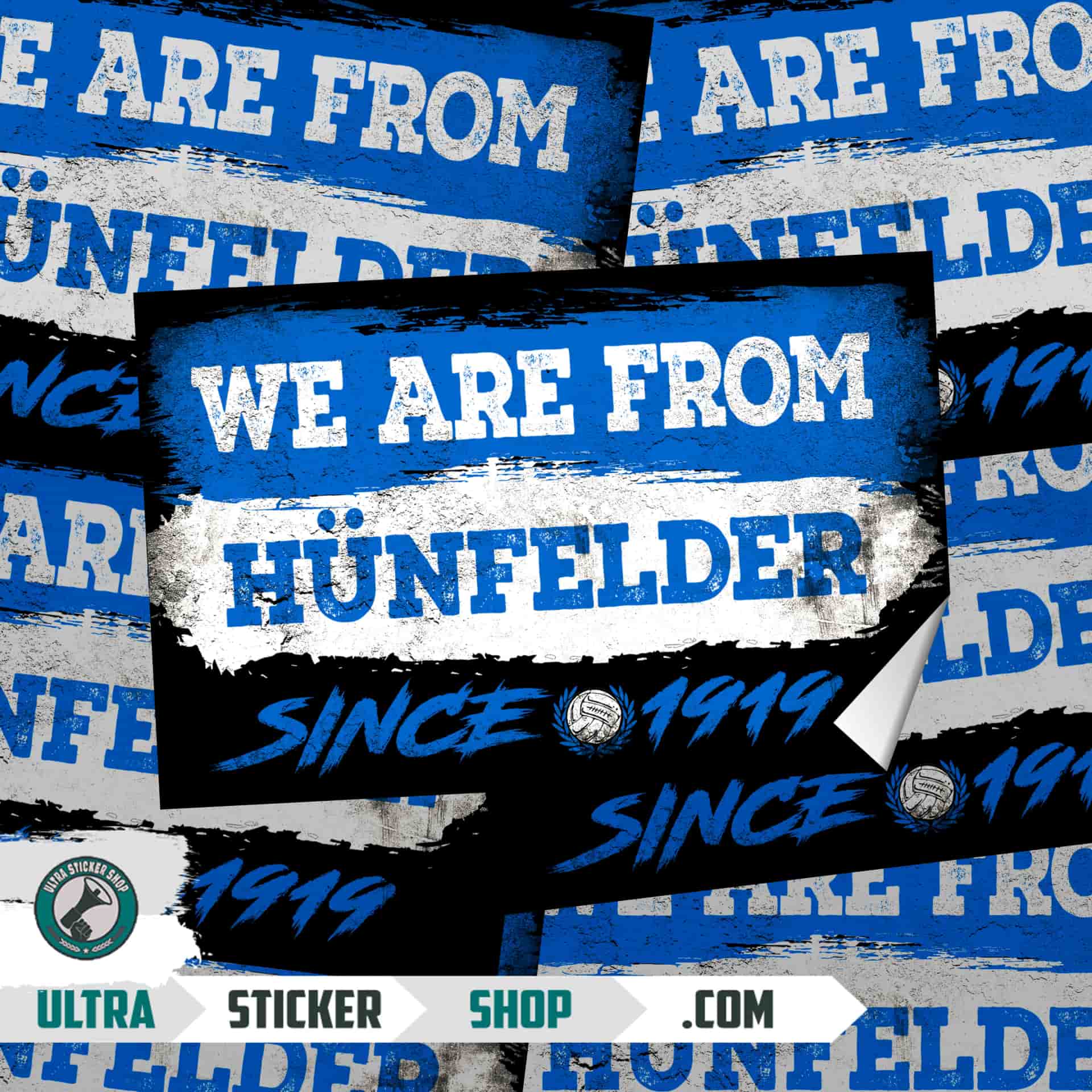 We Are From Hünfelder 1919 Aufkleber